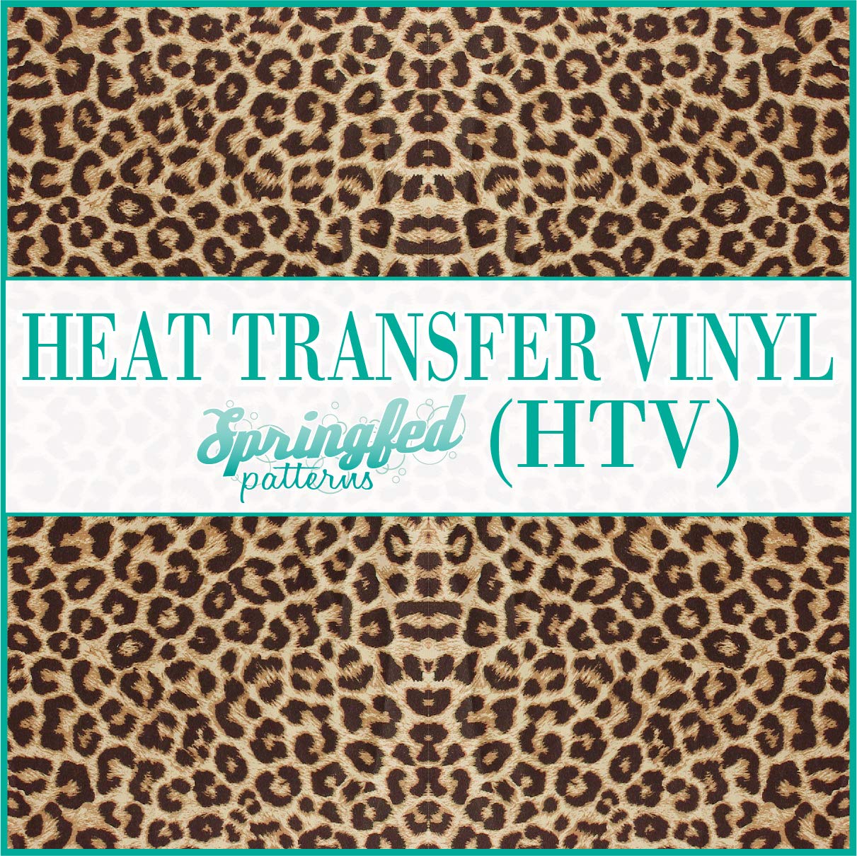 Medium Leopard Spots Pattern HTV Heat Transfer Vinyl Roll - 12