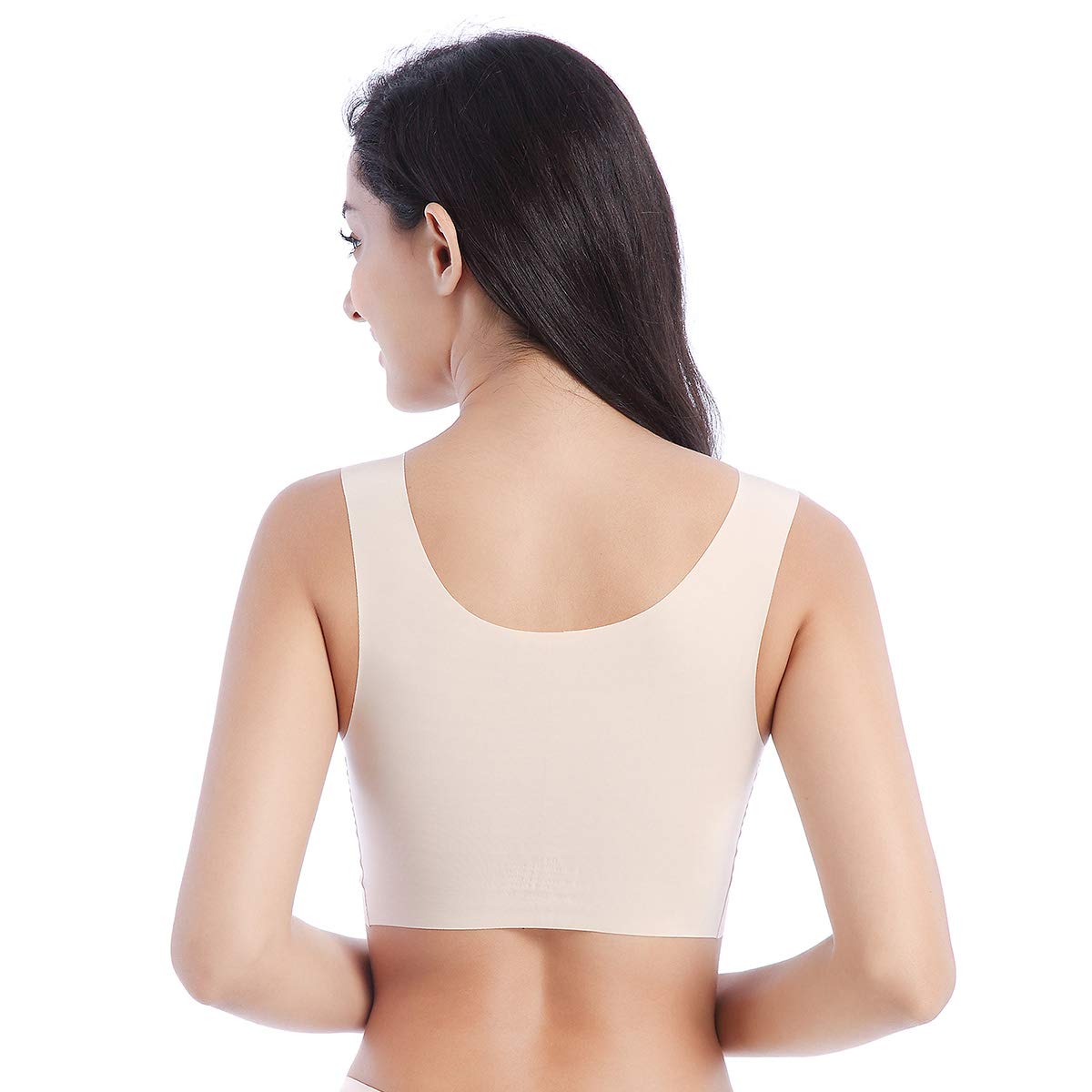 FEOYA Women's Seamless Sports Bras - Soft Wireless Comfort for Yoga, Running & Sleep - Breathable Support for Daily Wear & Active Lifestyles