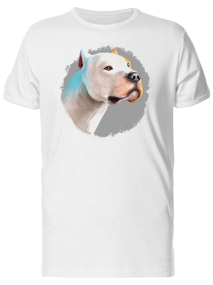 Smartprints Watercolor Brazilian Dogo Dog T-Shirt for Men - Comfortable Cotton Graphic Tee for Casual Wear, Dog Lovers, and Everyday Outfits