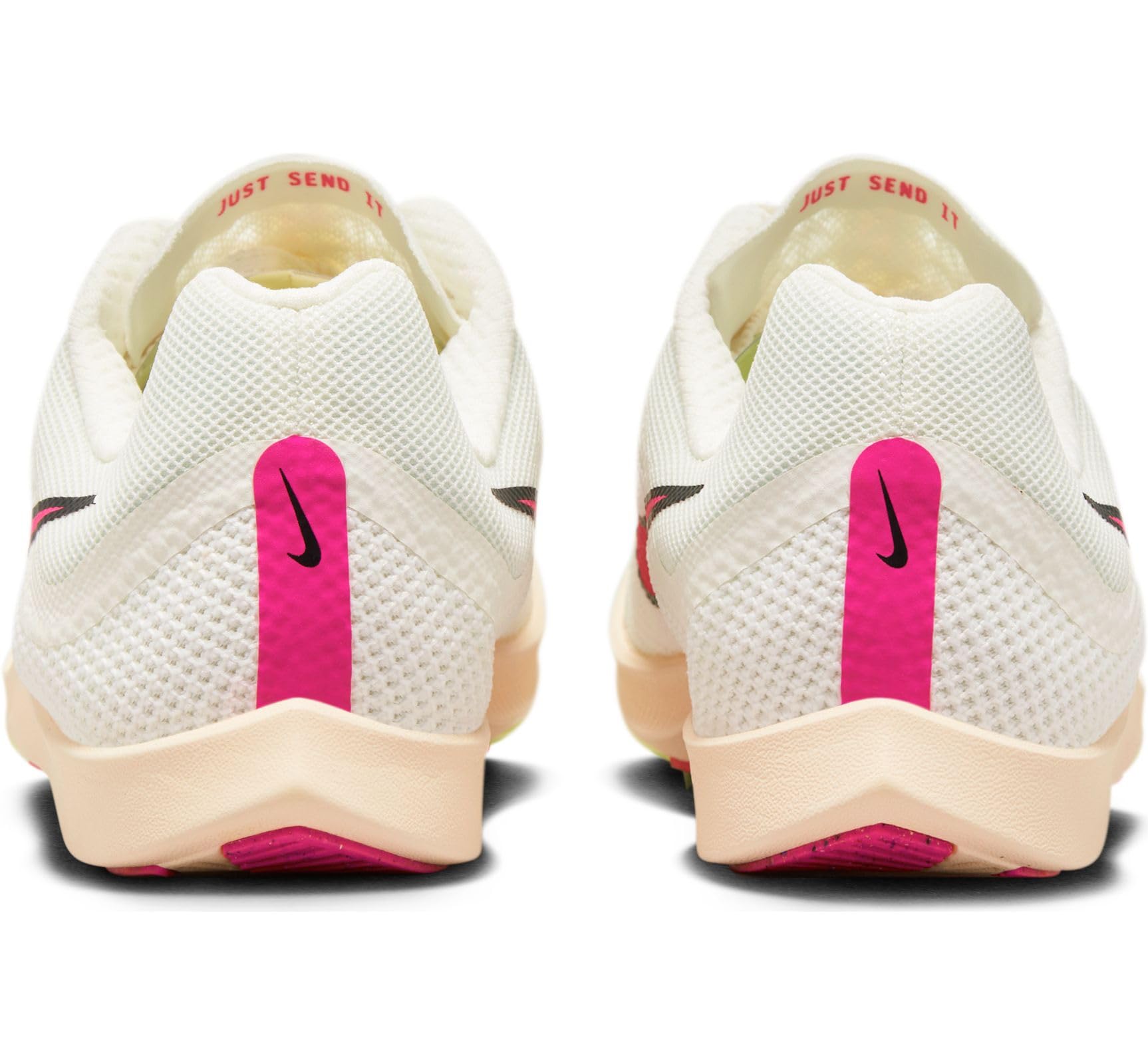 Nike Rival Distance Running Shoes (DC8725-101) - Sail/Light Lemon Twist/Guava Ice/Fierce Pink - Men's Size 9 | Lightweight Cushioned Sneakers for Marathon Training & Road Running