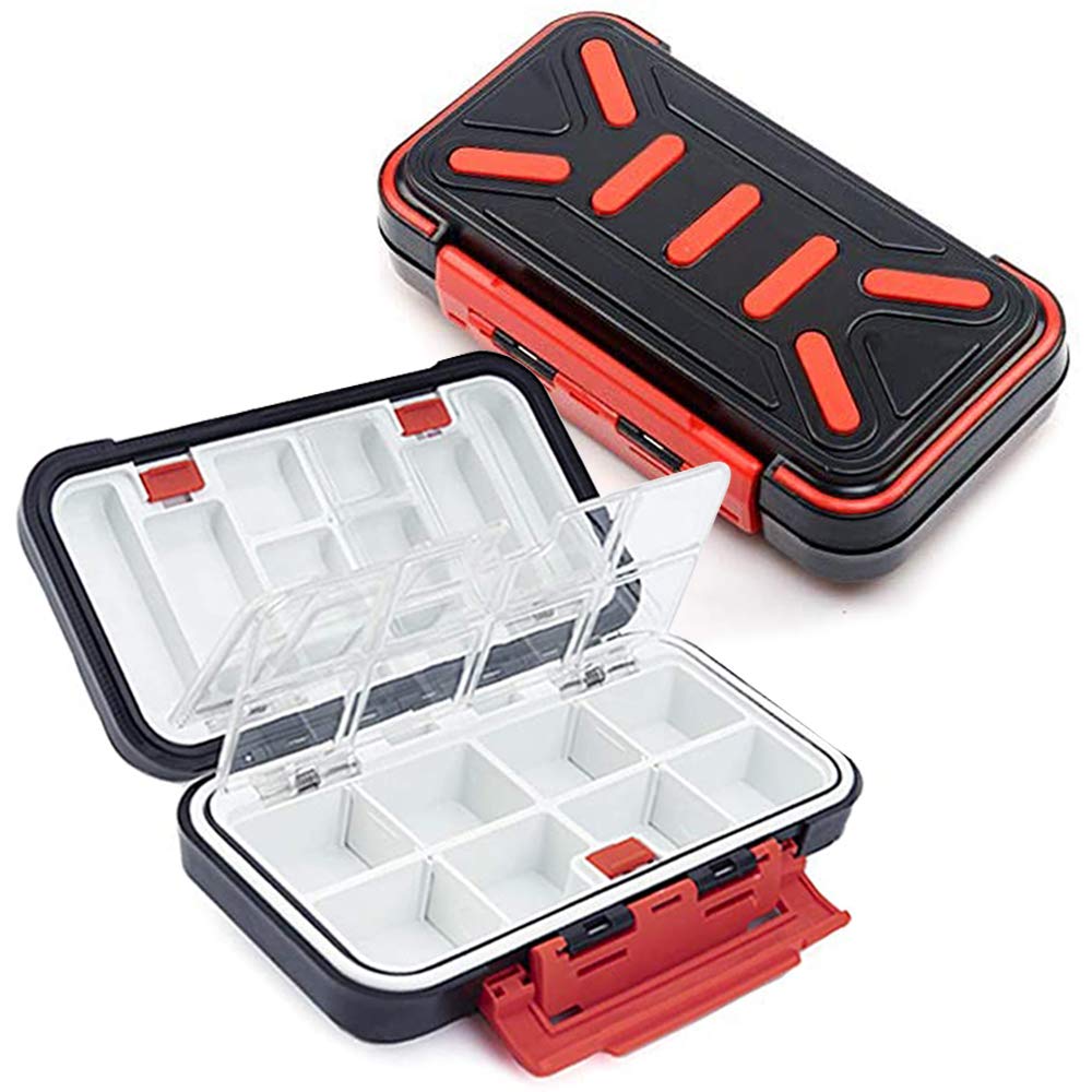 YUKI Fishing Lure Box - Tackle Storage Organizer for Fly & Casting - Vest Use