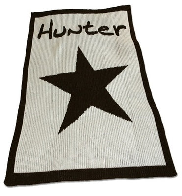 Butterscotch Blankees Single Star Stroller Blanket - Soft Baby Stroller Blanket for Boys & Girls - Perfect for Travel, Car Seat & Nursery Use