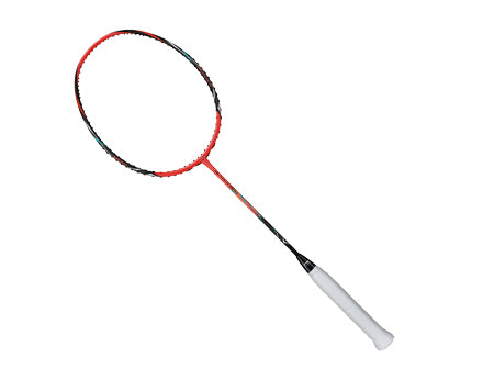 Li Ning Bladex 800 Unstrung Badminton Racket 3U G5 [Black/Red] - Professional Carbon Fiber Badminton Racket for Advanced Players - Perfect for Tournaments & Training Sessions