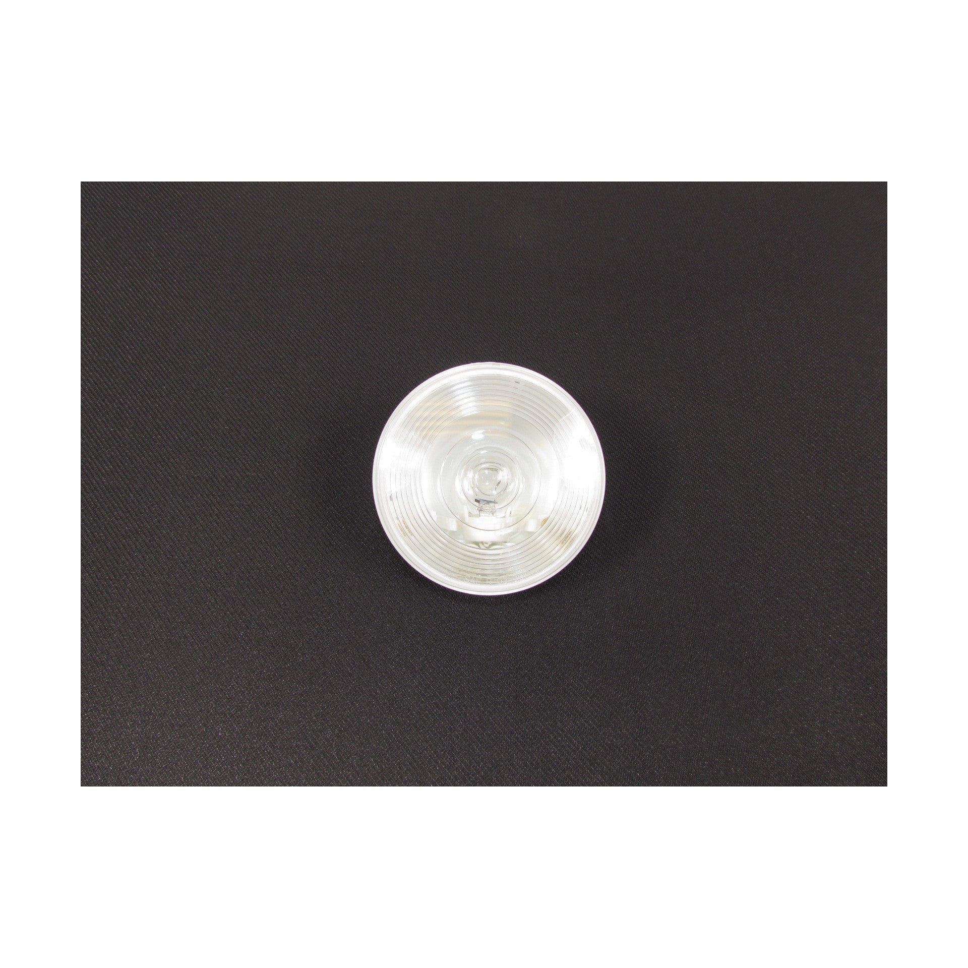 Fortpro 4-Pack White Round Backup Incandescent Light Bulbs with Clear Lens - Sealed for Safety - Perfect for Emergency Lighting, Basements, and Outdoor Security Use