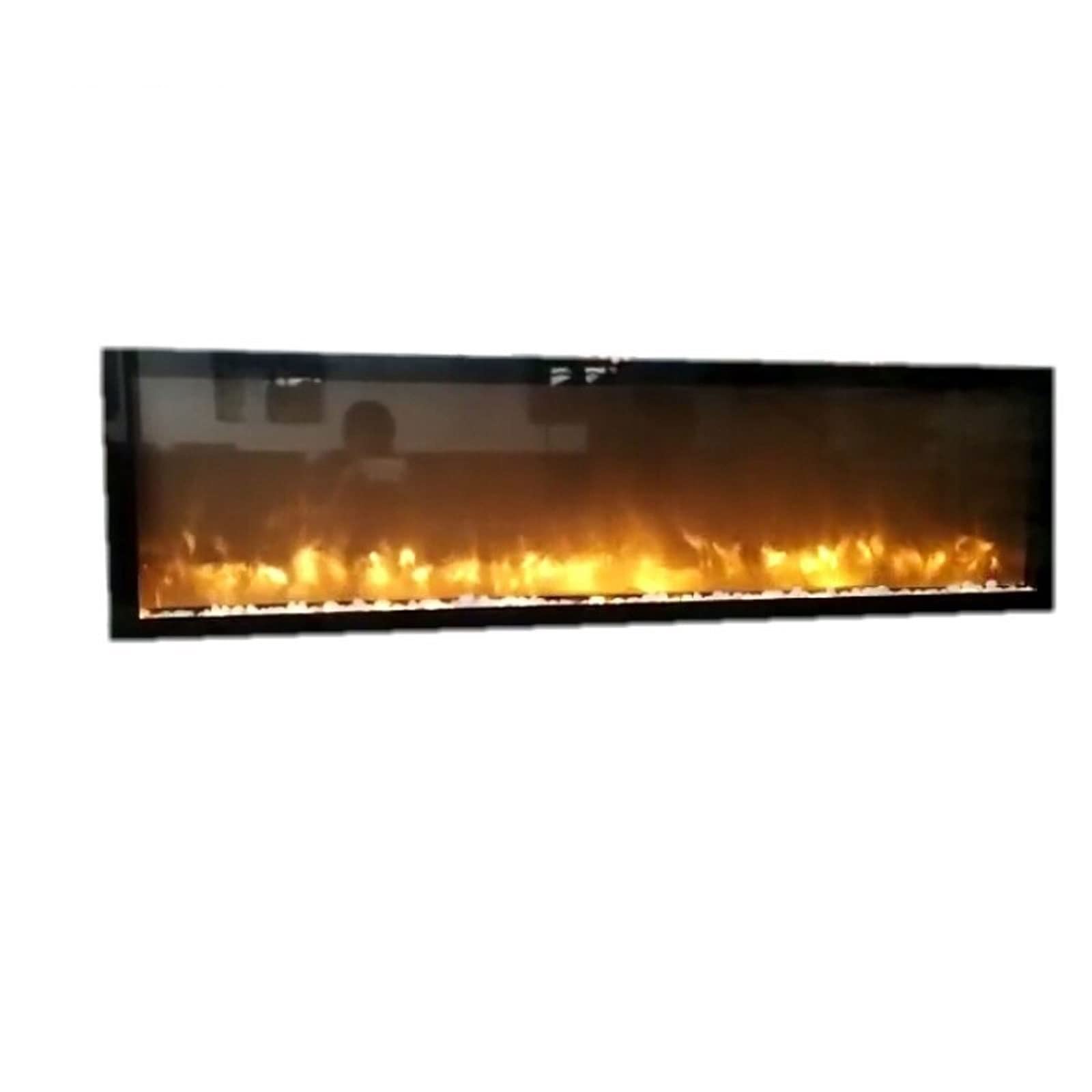 3D Simulation Flame Electric Fireplace - Water Vapor Technology, Realistic Fire Effect for Home Heating & Decor | Perfect for Living Room, Bedroom, Office | Energy Efficient & Safe Alternative to Traditional Fireplace