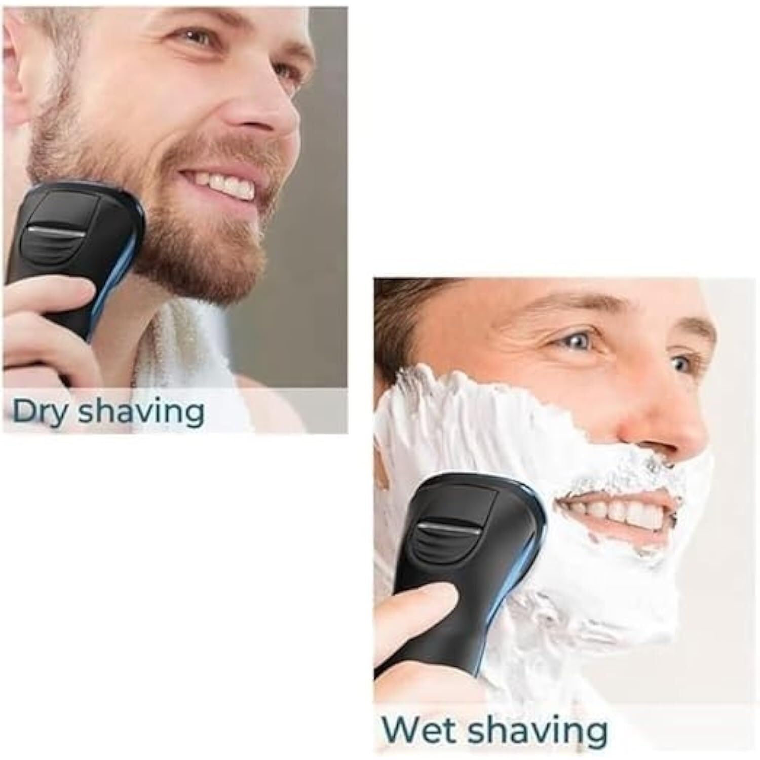 Premium 3D Floating Head Rotary Electric Shaver for Bald Men - Waterproof Rechargeable Beard Trimmer & Face Shaving Machine for Smooth Shaving at Home, Travel & Gym Use