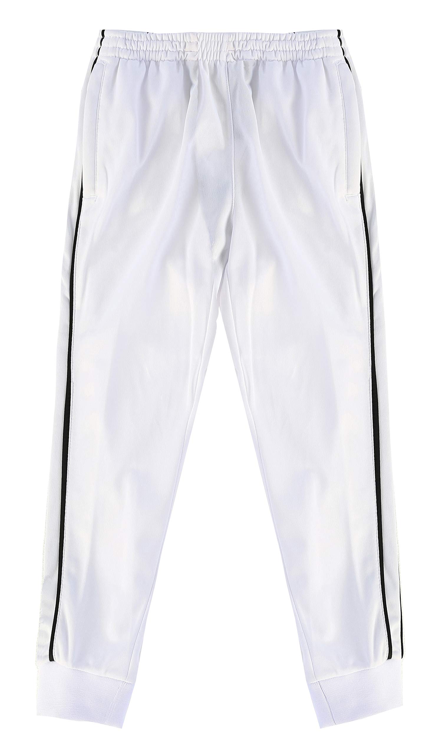 Gioberti Boys' Athletic Jogger Pants with Ribbed Cuffs - Comfortable Running & Training Pants for Kids - Perfect for School, Sports, and Casual Wear