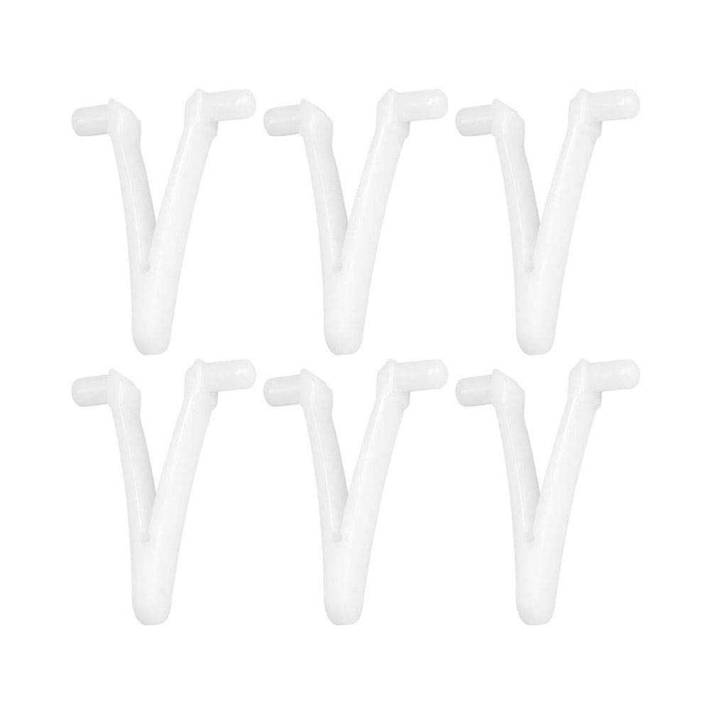 Pool Supply V Clip Set - Replacement V Clips & Pins for Swimming Pool Spa Vacuum, Brush & Cleaning Tools | Durable Pool Accessories for Spa Maintenance & Pool Care