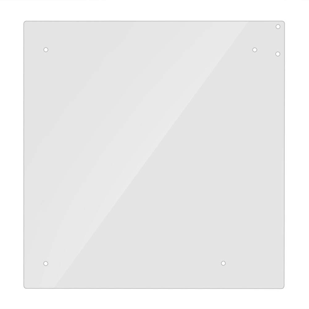 Transparent Acrylic Open Frame Computer Case for ITX Motherboard - DIY Base Stand & Motherboard Holder | Perfect for Custom PC Builds, Gaming Rigs & Home Office Setups