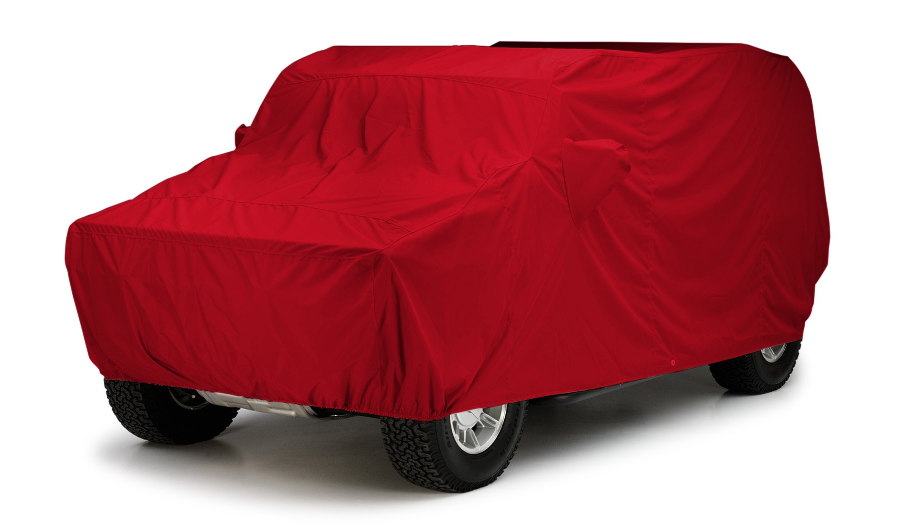 Covercraft Custom Fit Car Cover WeatherShield HP - Red (C15792PR) | All-Weather Protection for Sedans, SUVs & Trucks | Indoor/Outdoor Use