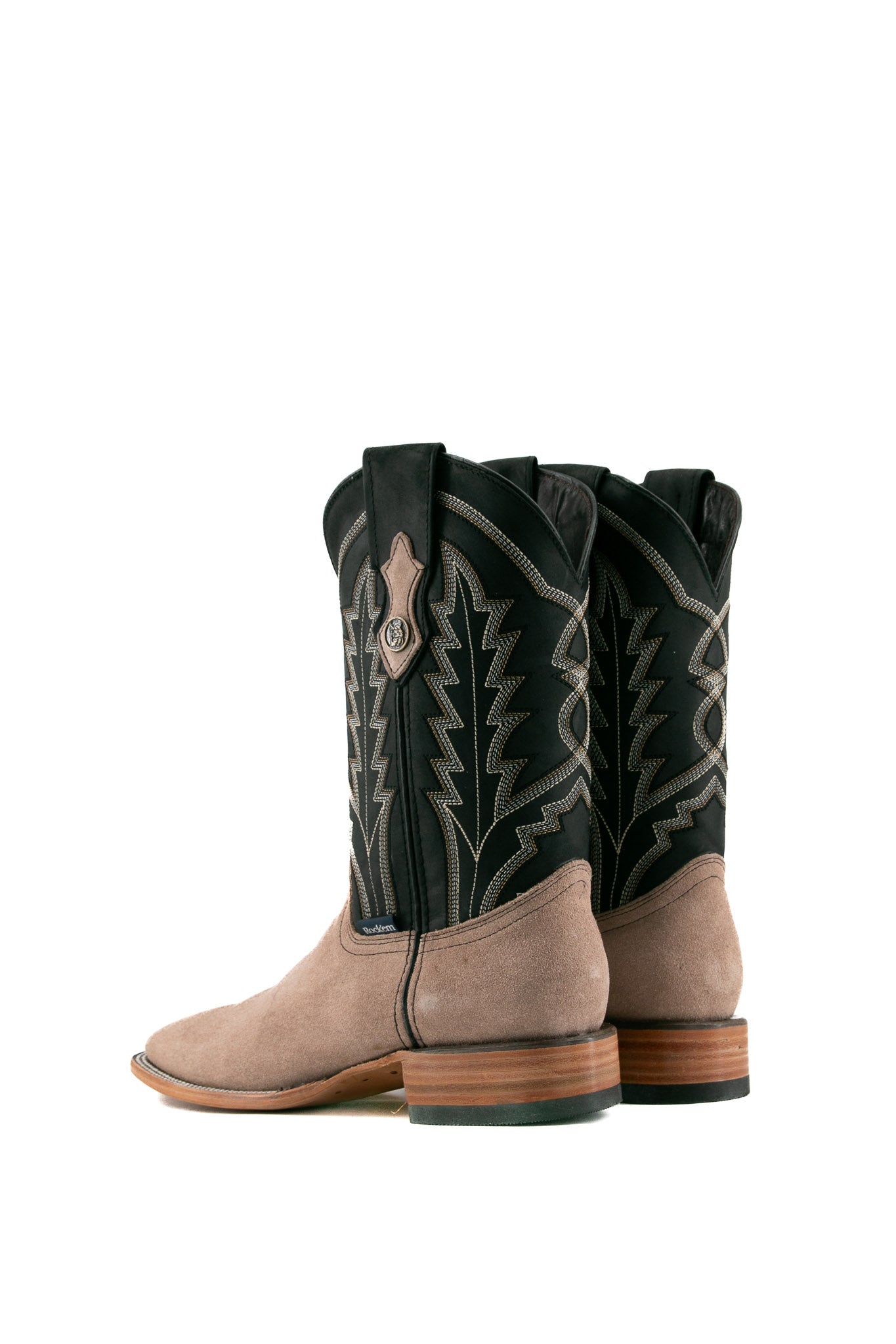 Luke Suede Square Toe Cowboy Boots for Men - Western Style Leather Boots with Comfortable Cushioning | Perfect for Rodeo, Country Music Festivals & Outdoor Adventures