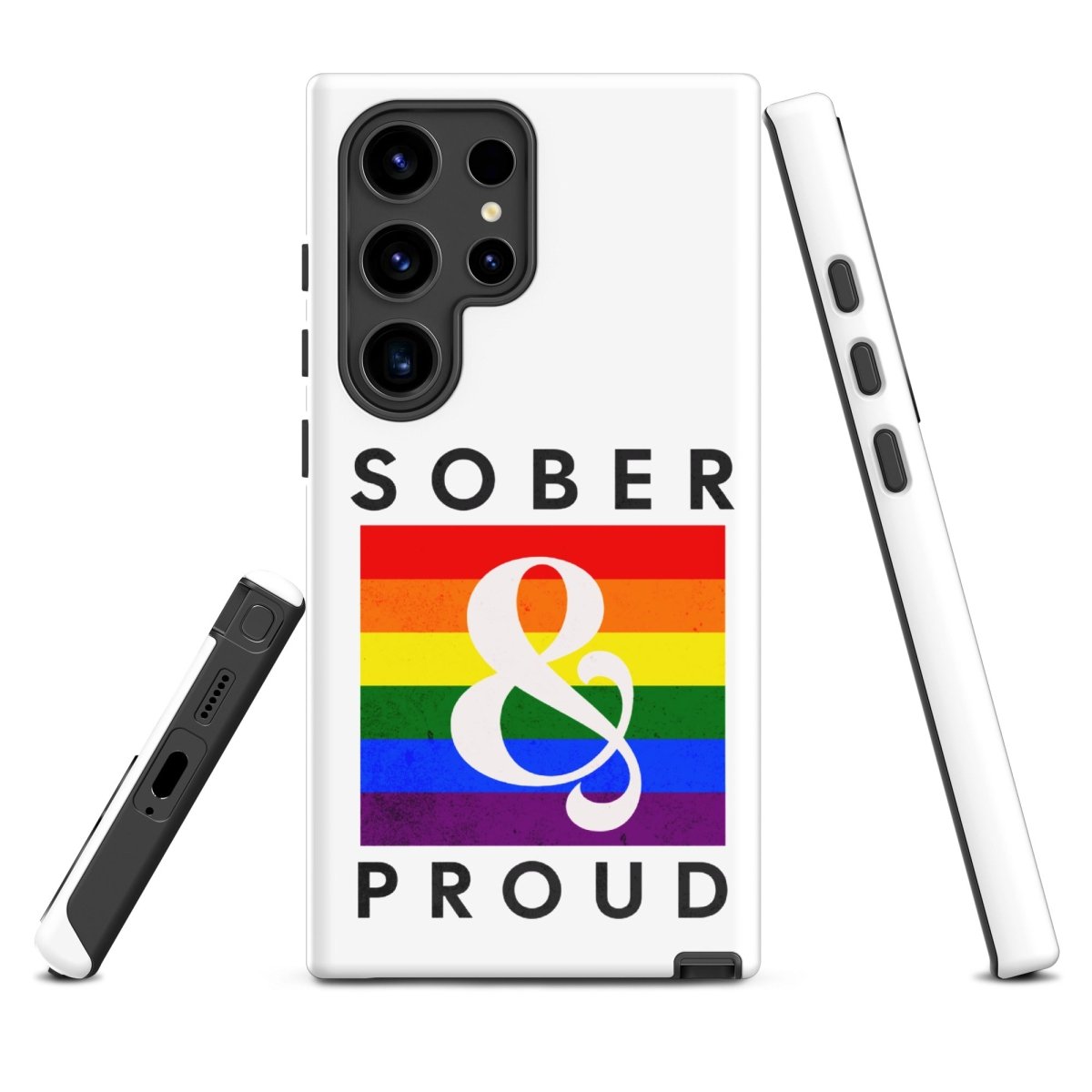 Sober & Proud Samsung Phone Case - Protective Cover for Galaxy [Model] - Durable Slim Design - Perfect for Everyday Use & Special Occasions