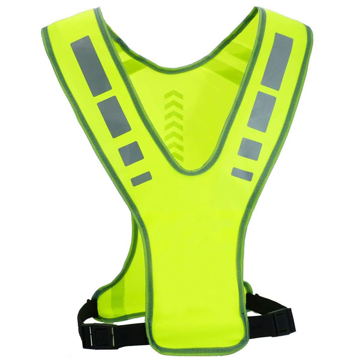 High Visibility Reflective Running Vest with Pocket for Men, Women & Kids - Safety Reflective Gear for Night Cycling, Walking, Jogging & Outdoor Activities - Perfect for Runners, Cyclists & Pedestrians in Low Light Conditions
