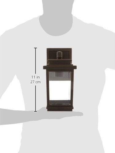 Artcraft Lighting Fremont Outdoor Wall Sconce - Oil Rubbed Bronze Finish - Weatherproof Exterior Light Fixture for Porch, Patio, and Garden Decor