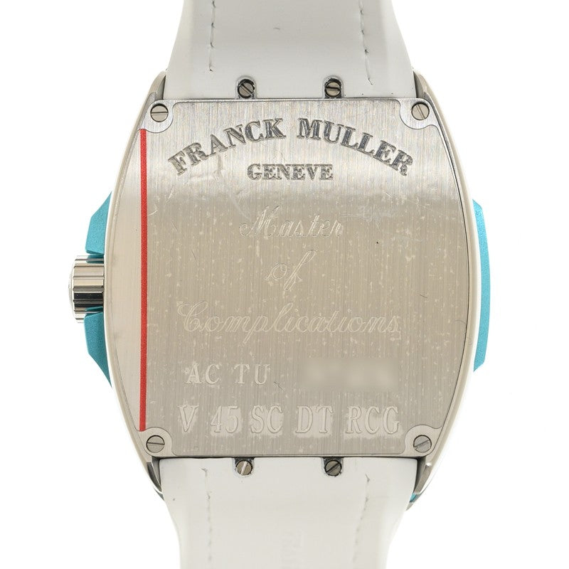 Franck Muller Vanguard Mariner Men's Luxury Watch - Stainless Steel Case & Bracelet - Water Resistant Diver's Watch for Business, Formal & Casual Wear