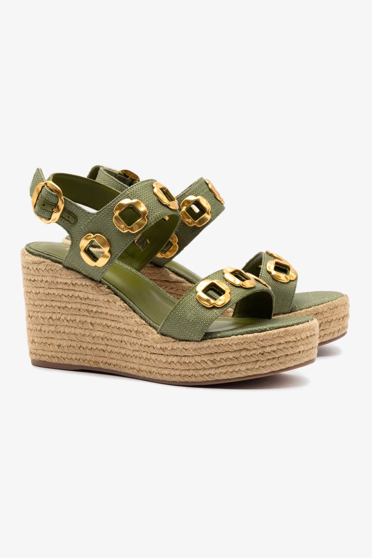 Stylish Milan Espadrille Sandals in Seaweed Raffia - Perfect for Summer Beach Vacations & Casual Outings