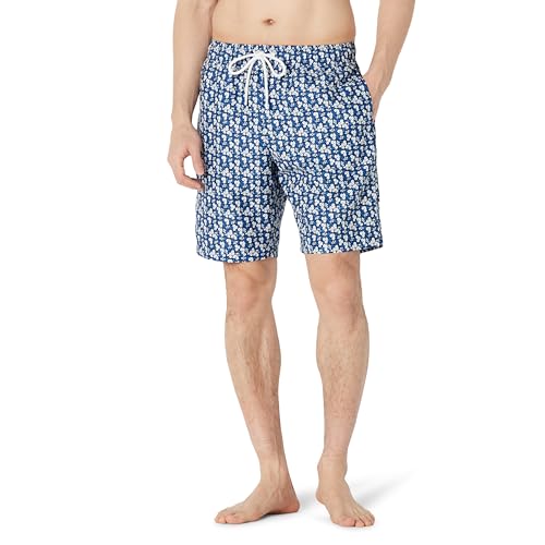 Navy White Posey Floral