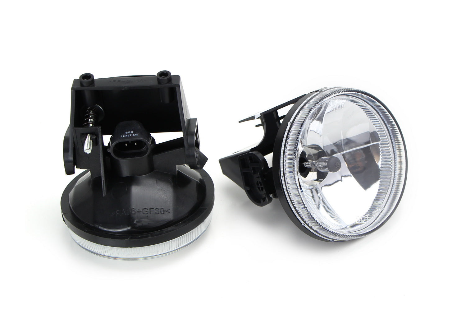 Clear Lens Fog Lights with H3 Halogen Bulbs for 1999-2002 Dodge RAM 1500 & 2500 - Durable Off-Road Lighting for Night Driving & Bad Weather