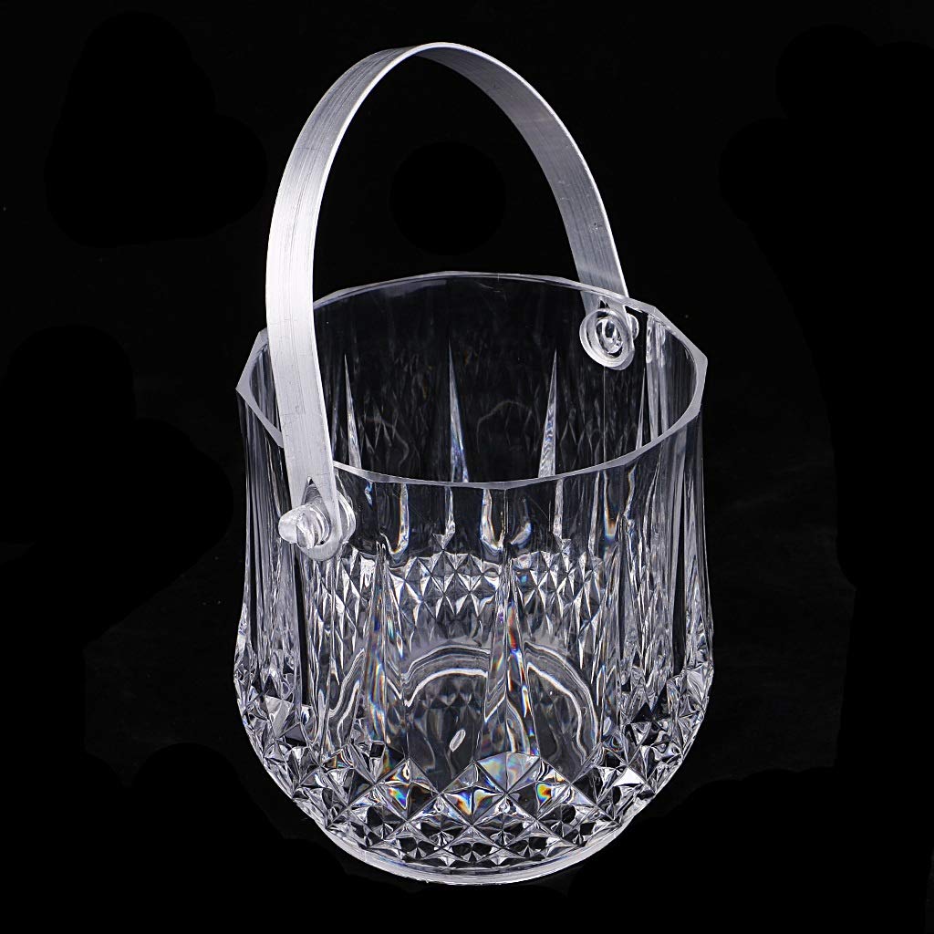 Premium Champagne Ice Bucket - 12x22cm Stainless Steel Wine & Beer Bottle Cooler for Parties, Weddings, and Bar Use - Essential Bar Tool Supply for Chilling Drinks
