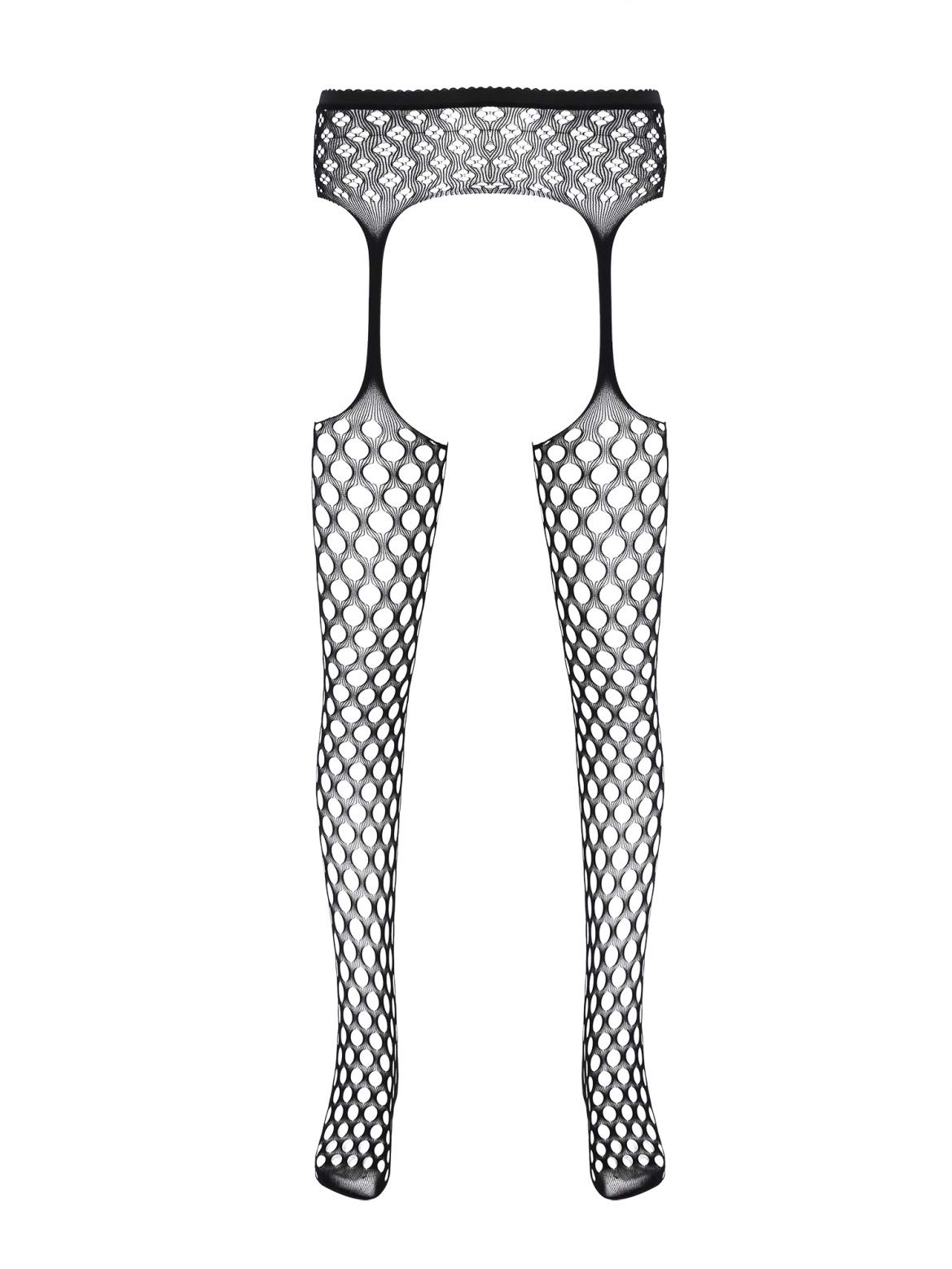 Sexy Fishnet Tights for Men - Thigh High Stockings with Suspenders | Sissy Lingerie, Crossdressing & Cosplay Outfits | Perfect for Role Play, Nightclub & Halloween Costumes