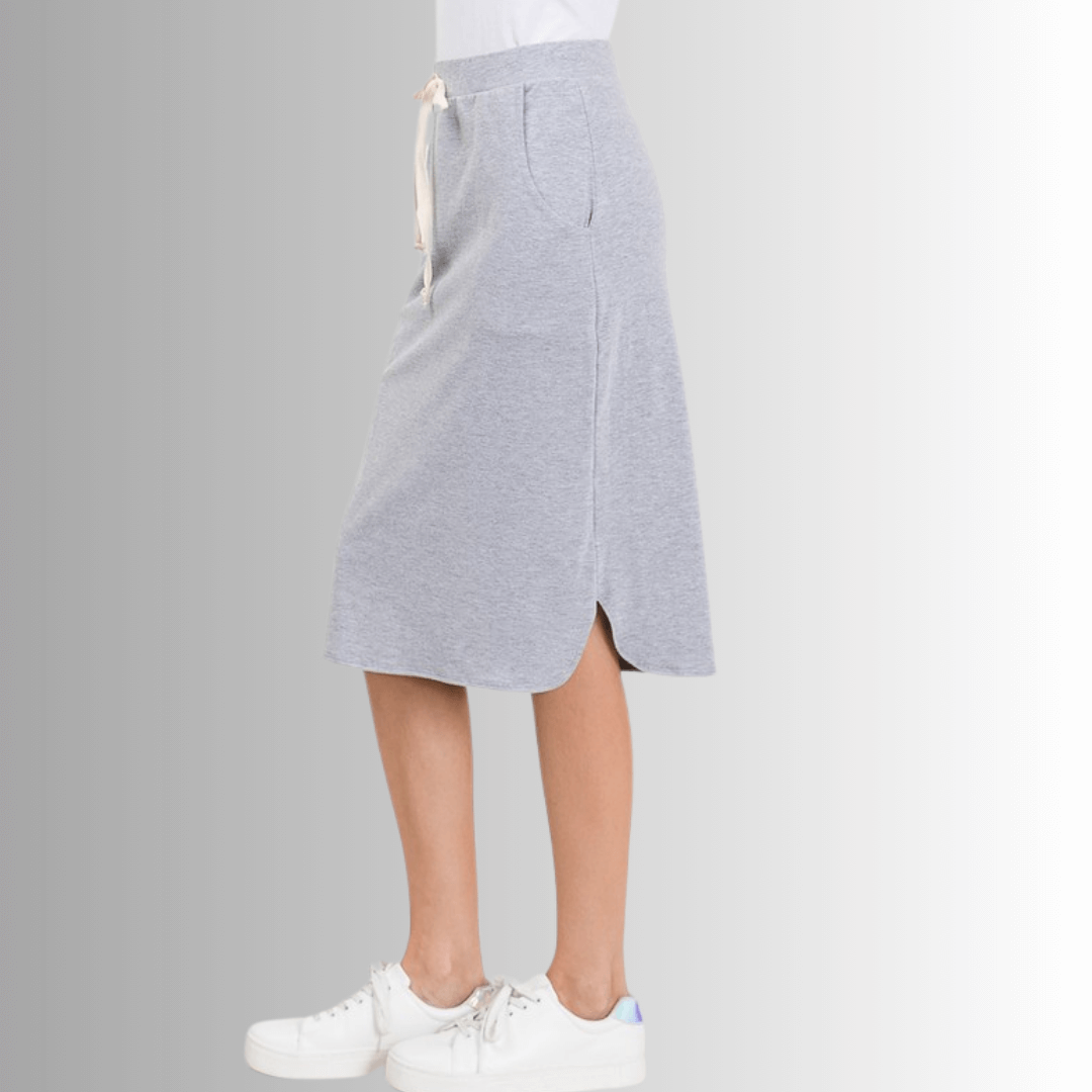 Stylish Casual Cotton Skirt for Women - Comfortable & Breathable Summer Skirt Made in USA - Perfect for Beach, Vacation & Everyday Wear