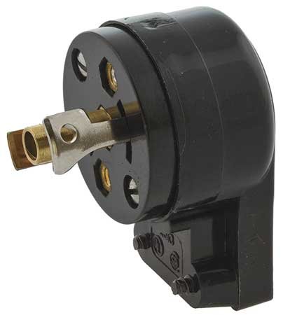 15A ML-2P Locking Angle Plug Standard - Pack of 6 | Heavy Duty Power Connector for Industrial Equipment, Stage Lighting & Audio Systems