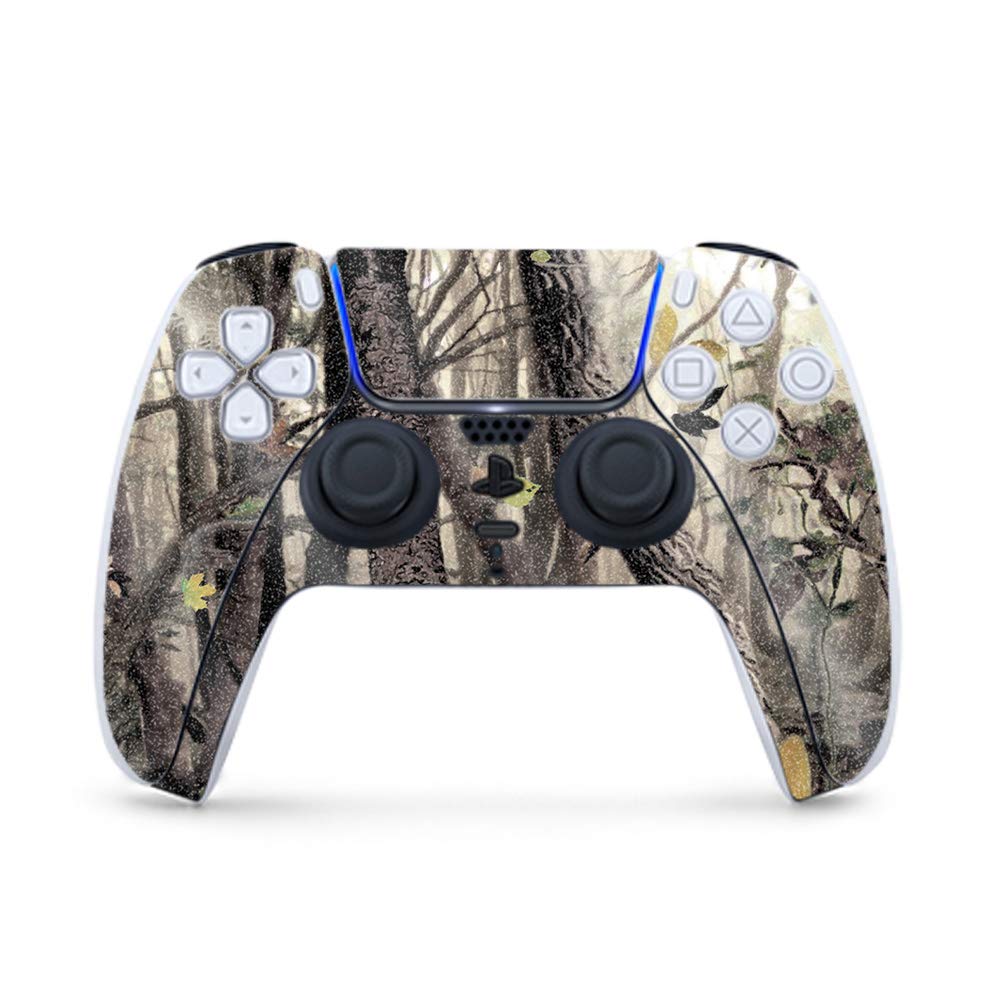 MightySkins Glossy Glitter Gaming Skin for PS5 Controller - Tree Camo Design | Durable High-Gloss Finish | Easy to Apply & Remove | Made in USA | Perfect for Gaming Enthusiasts & Customization Lovers