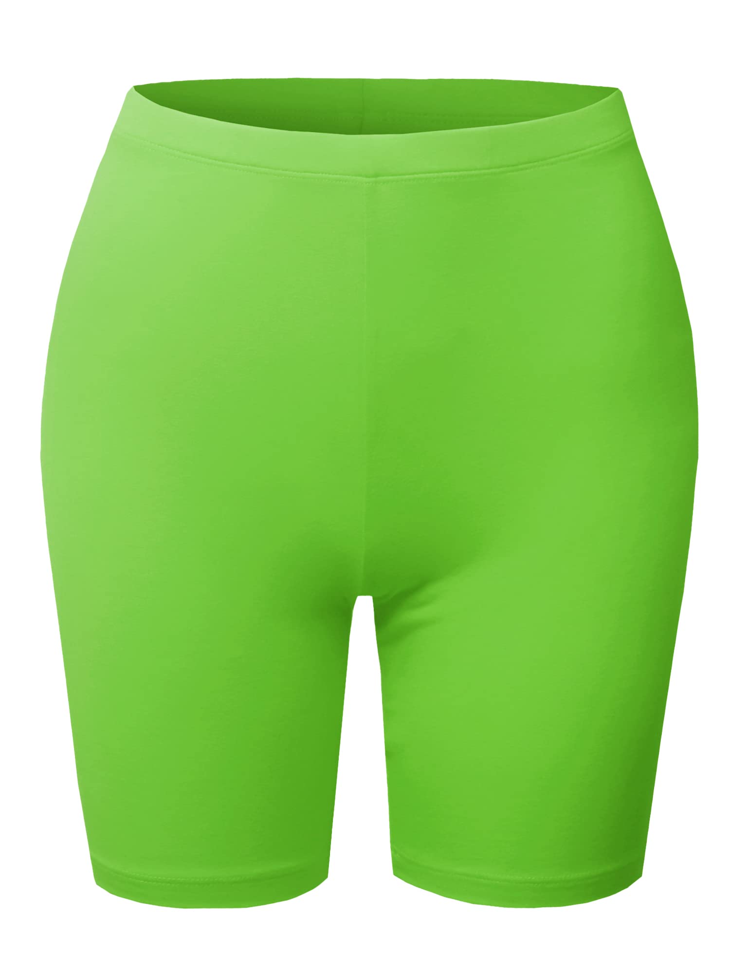Emma Women's Essential Active Daily Cotton Mid Rise Biker Shorts - Comfortable Workout & Lounge Shorts for Yoga, Running, Gym & Casual Wear