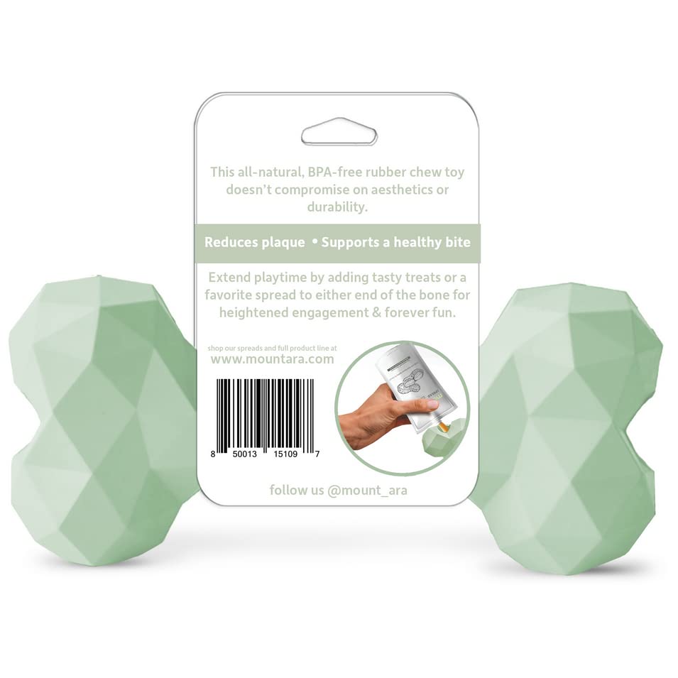 BPA-Free Fillable Rubber Dog Chew Toy for Aggressive Chewers - Super BITE Durable Peanut Butter Dog Toy for Large & Small Dogs - Perfect for Teething, Anxiety Relief & Interactive Playtime
