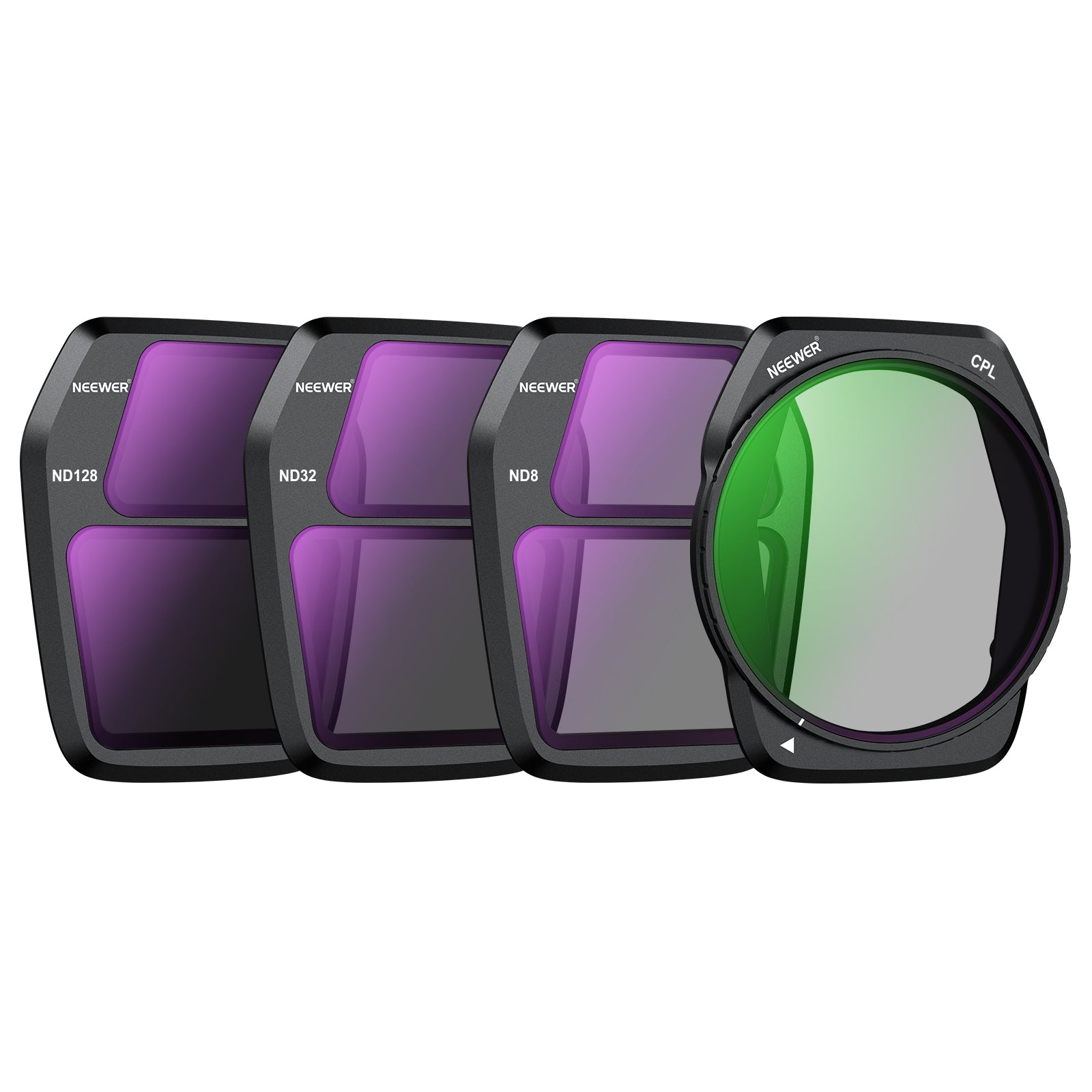 NEEWER FL A85/FL A86 ND CPL Filter Set for DJI Air 3S Drone - Enhance Aerial Photography with Polarizing & Neutral Density Filters - Perfect for Sunny Days, Water Reflections & Cinematic Footage