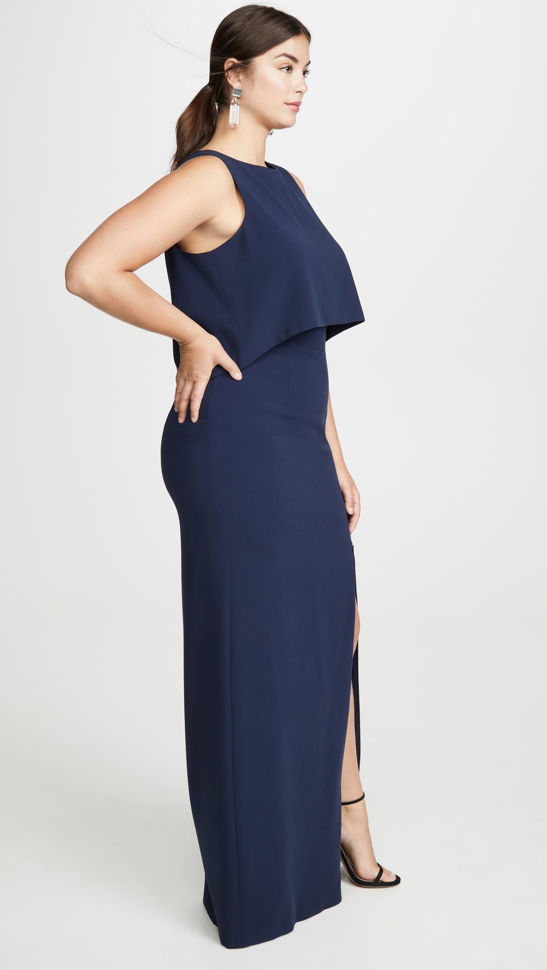 Black Halo Women's Kacie 2 Piece Maxi Dress - Elegant Long Formal Gown for Weddings, Parties & Evening Events