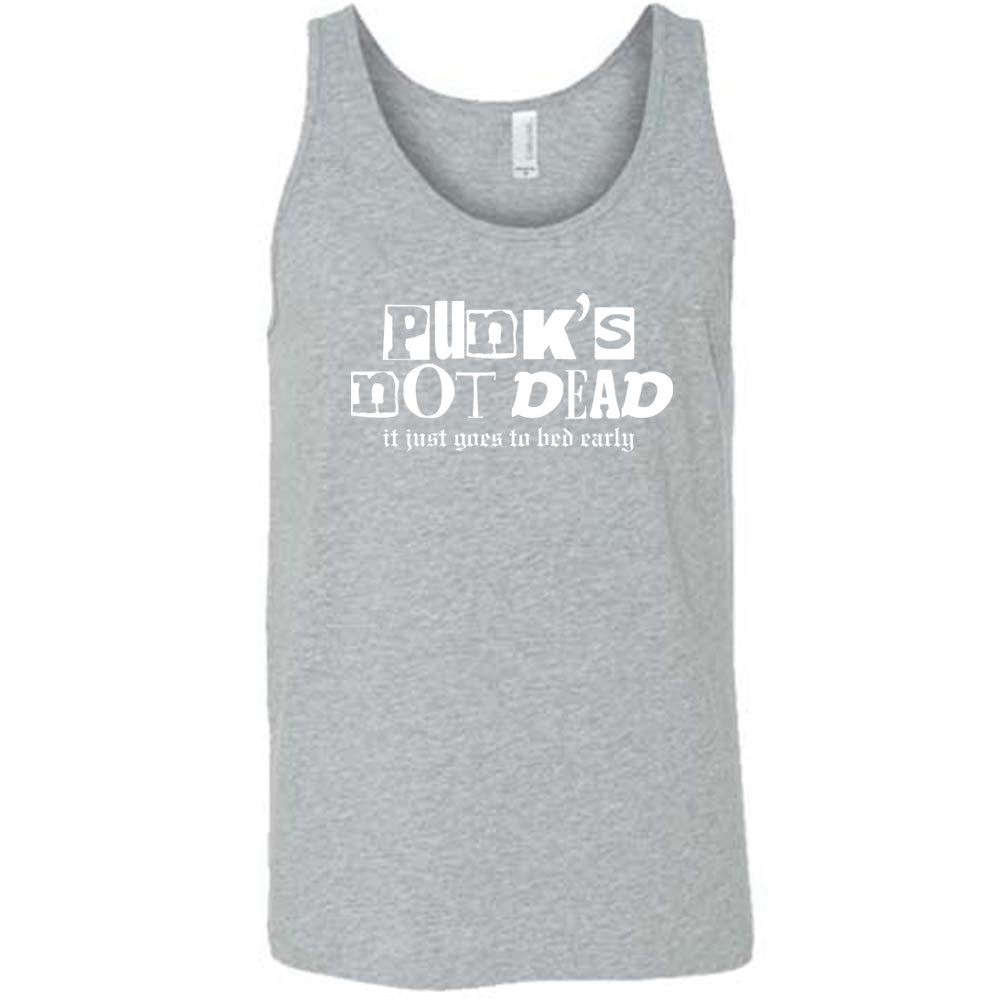 Punk's Not Dead It Just Goes To Bed Early Unisex T-Shirt | Vintage Punk Rock Graphic Tee for Men & Women | Casual Streetwear, Concert Outfit, Music Festival Fashion