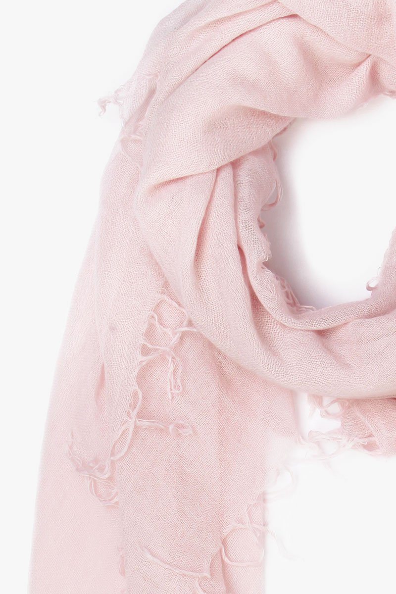 Luxury Cashmere Silk Blend Scarf - Soft Mauve Chalk Wrap for Women, Perfect for Winter Fashion & Gift Giving