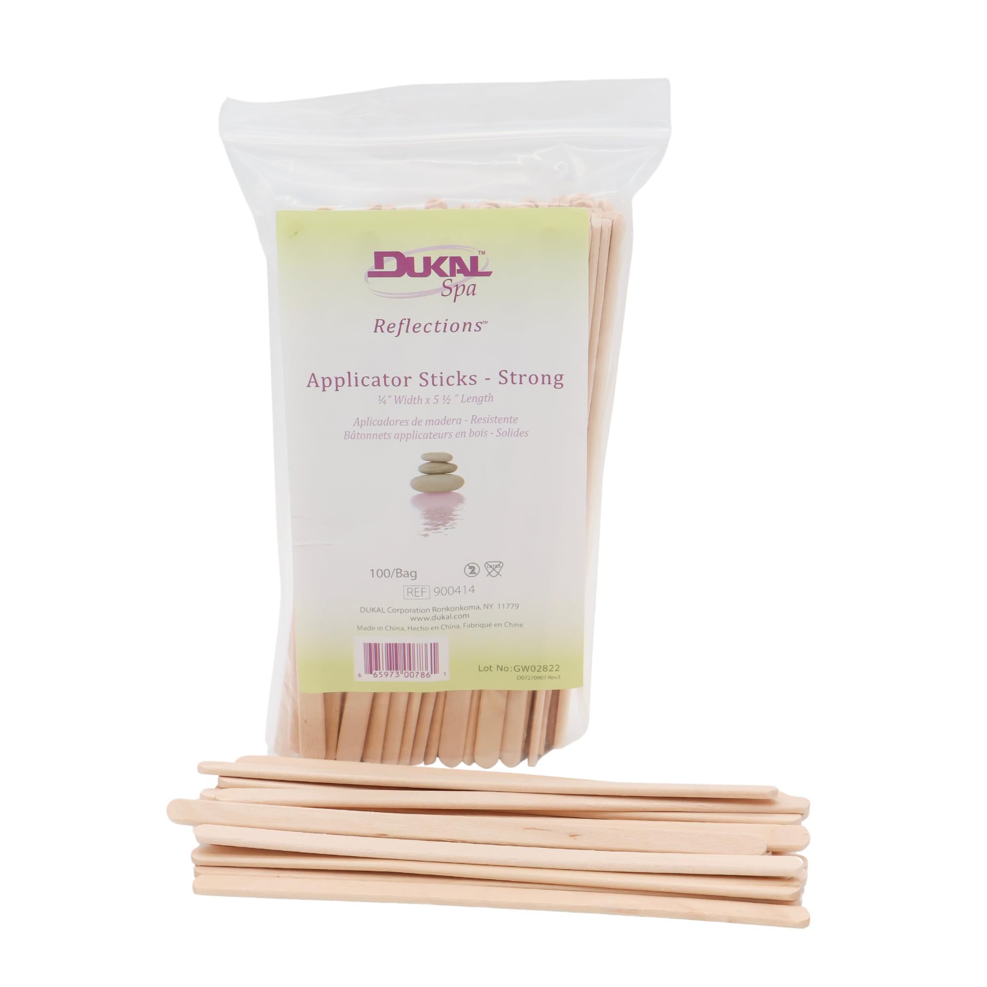 Dukal Beige Wax Body Treatment Applicators - 100 Count | Professional Hair Removal & Skin Care for Salons & Home Use