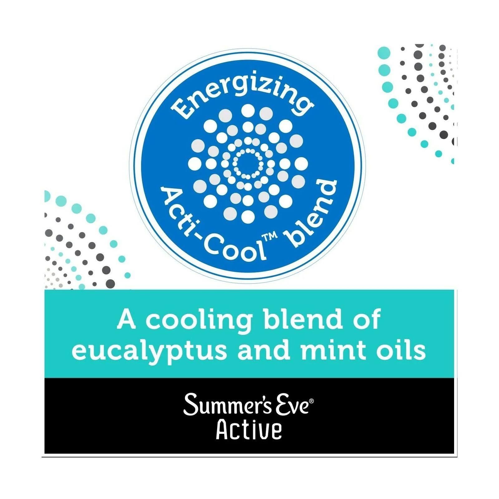 Summer's Eve Active Daily Feminine Wipes - pH Balanced, Unscented, 14 Count (Pack of 2) - Gentle Cleansing for Women, On-The-Go Freshness, Post-Workout Hygiene & Travel Essentials