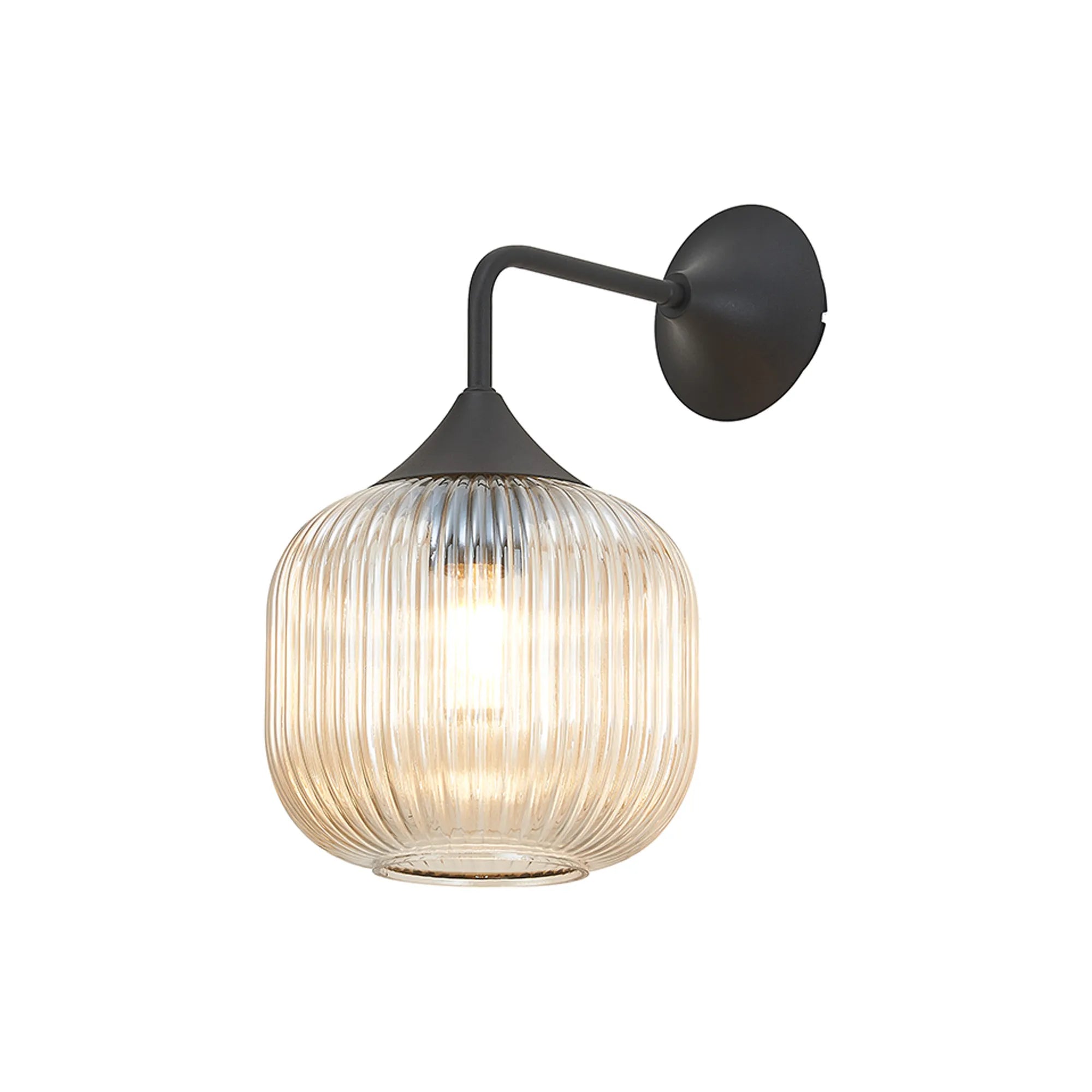 Benalla Wall Light with E27 Socket - Modern Indoor/Outdoor Wall Sconce for Bedroom, Living Room, Porch & Patio Lighting
