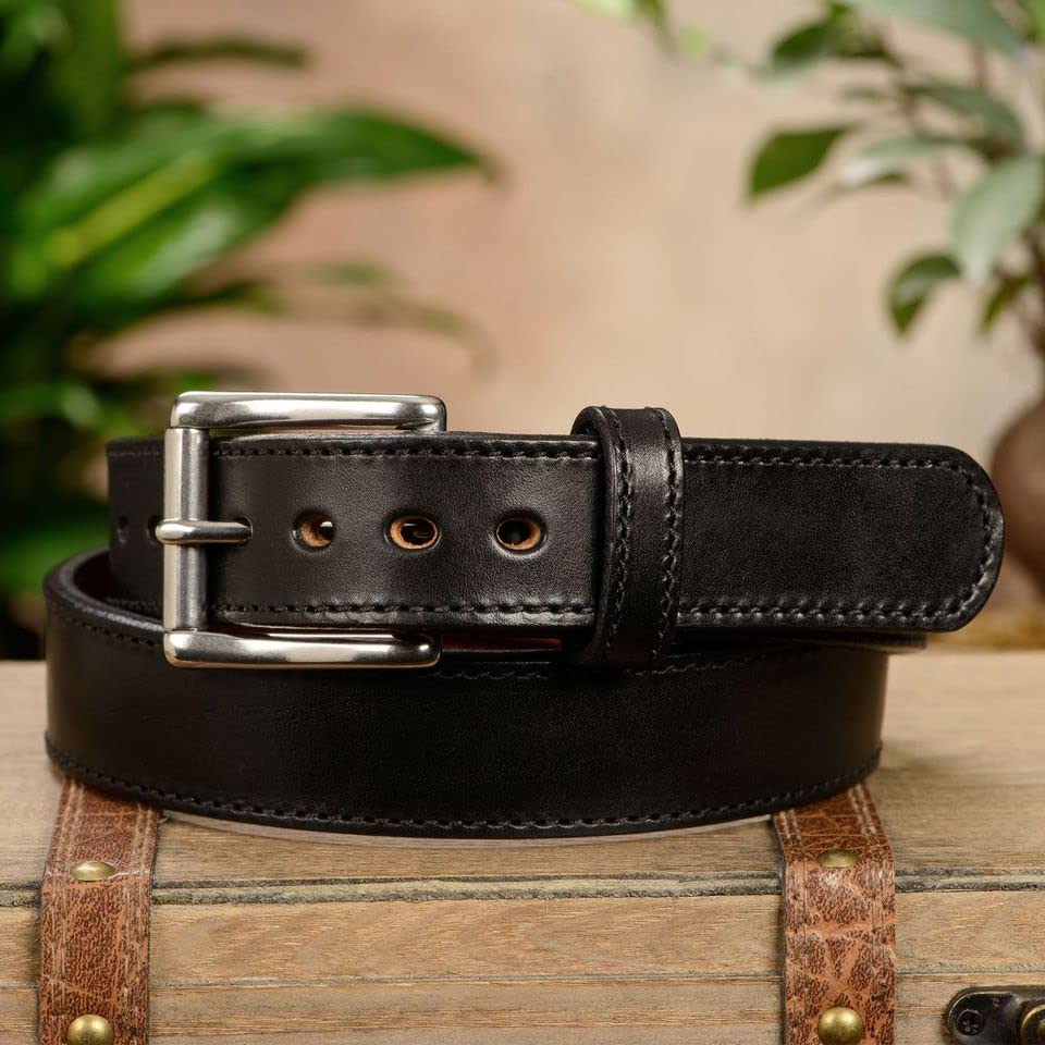 Premium Bullhide Leather Belt for Men - 1.50