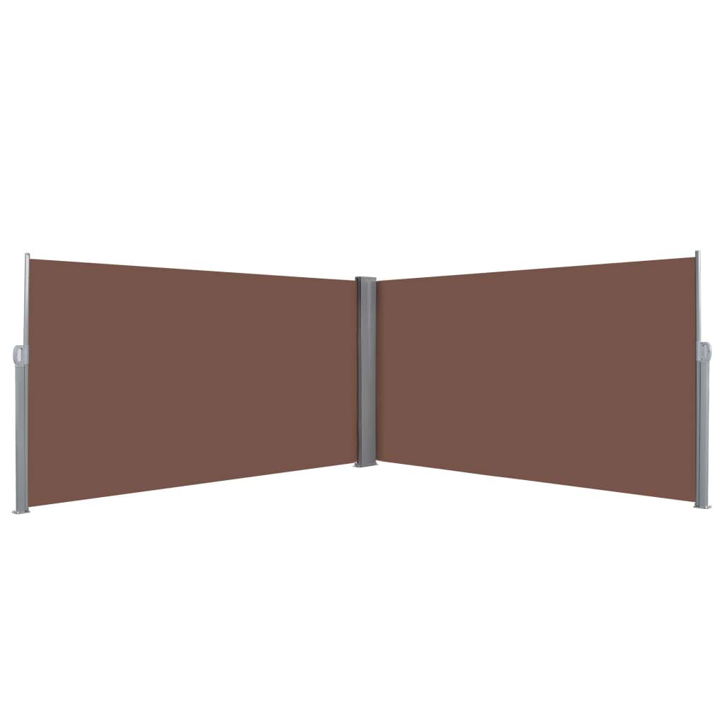 vidaXL Retractable Patio Side Awning - Sun Shade & Wind Screen Privacy Divider for Porch, Pergola, Balcony, Garden & Backyard | Perfect for Outdoor Relaxation & Entertaining