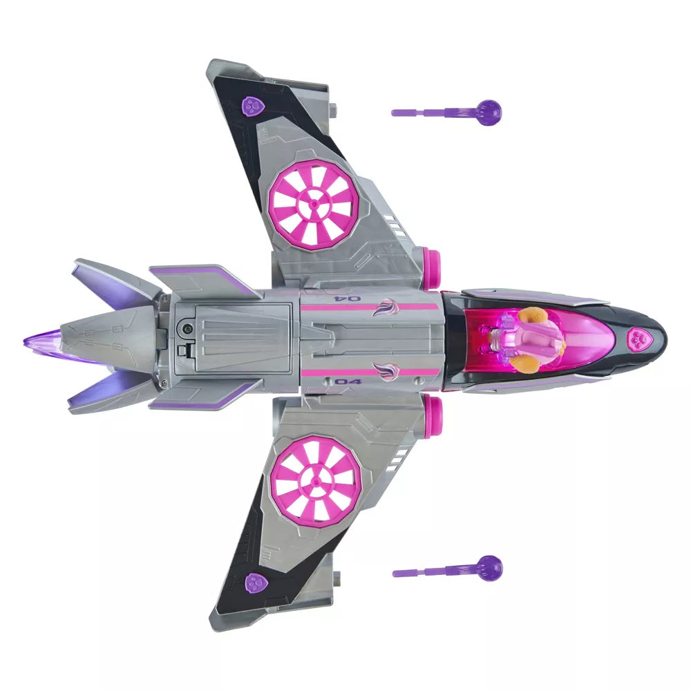 PAW PATROL The Mighty Movie Skye Feature Jet - Official Kids Toy Airplane with Lights & Sounds - Perfect for Birthday Gifts & Adventure Playtime