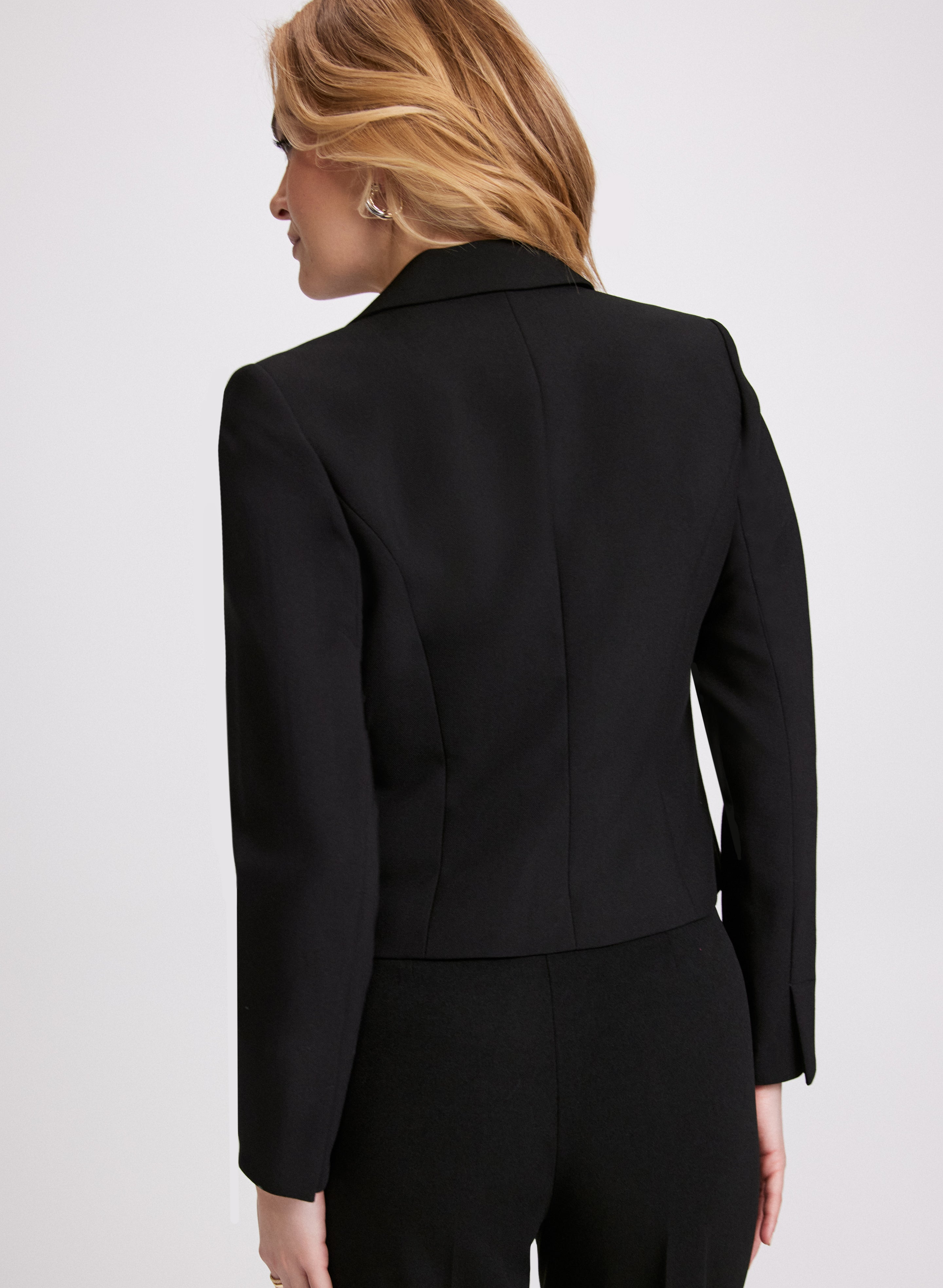 Stylish Women's Cropped Double Breasted Blazer Jacket for Office, Business & Casual Wear | Slim Fit Formal Coat for Work, Parties & Everyday Outfits
