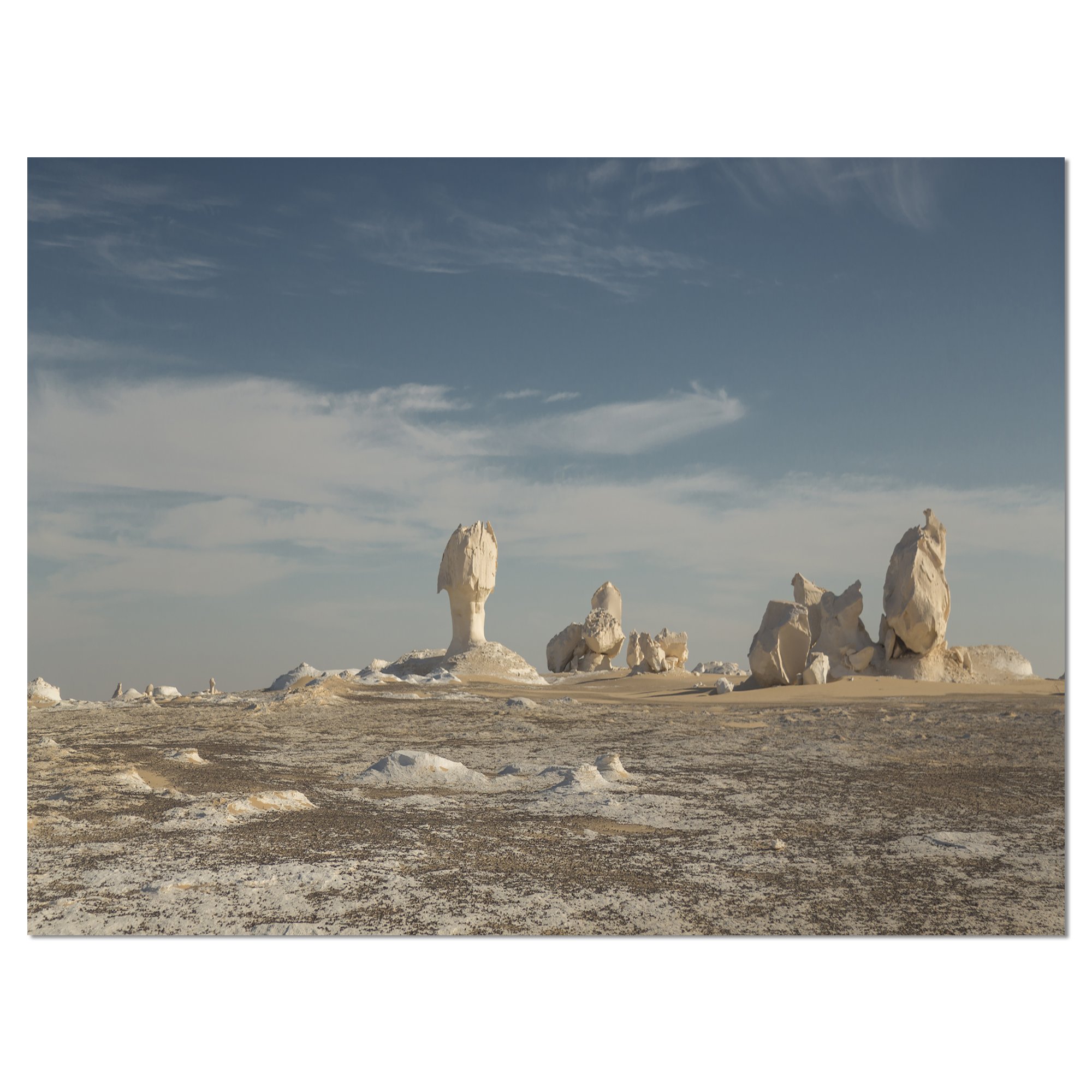 Egypt Desert Landscape Photography Canvas Art Print - Stunning Wall Decor for Living Room, Bedroom & Office