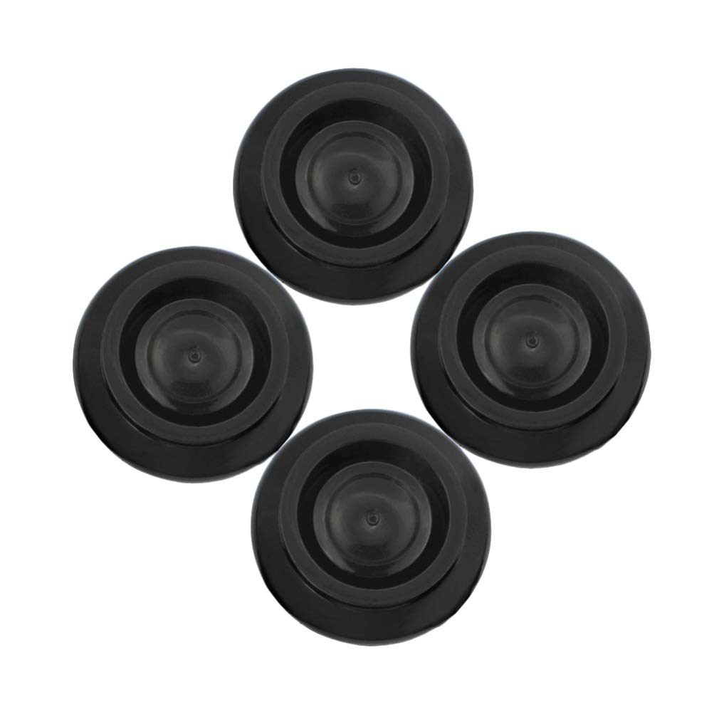 Milisten 4-Piece Piano Caster Cups - Heavy Duty Piano Floor Protectors for Grand & Upright Pianos, Non-Slip Rubber Coasters with Threaded Design - Perfect for Hardwood Floors & Home/Studio Piano Protection