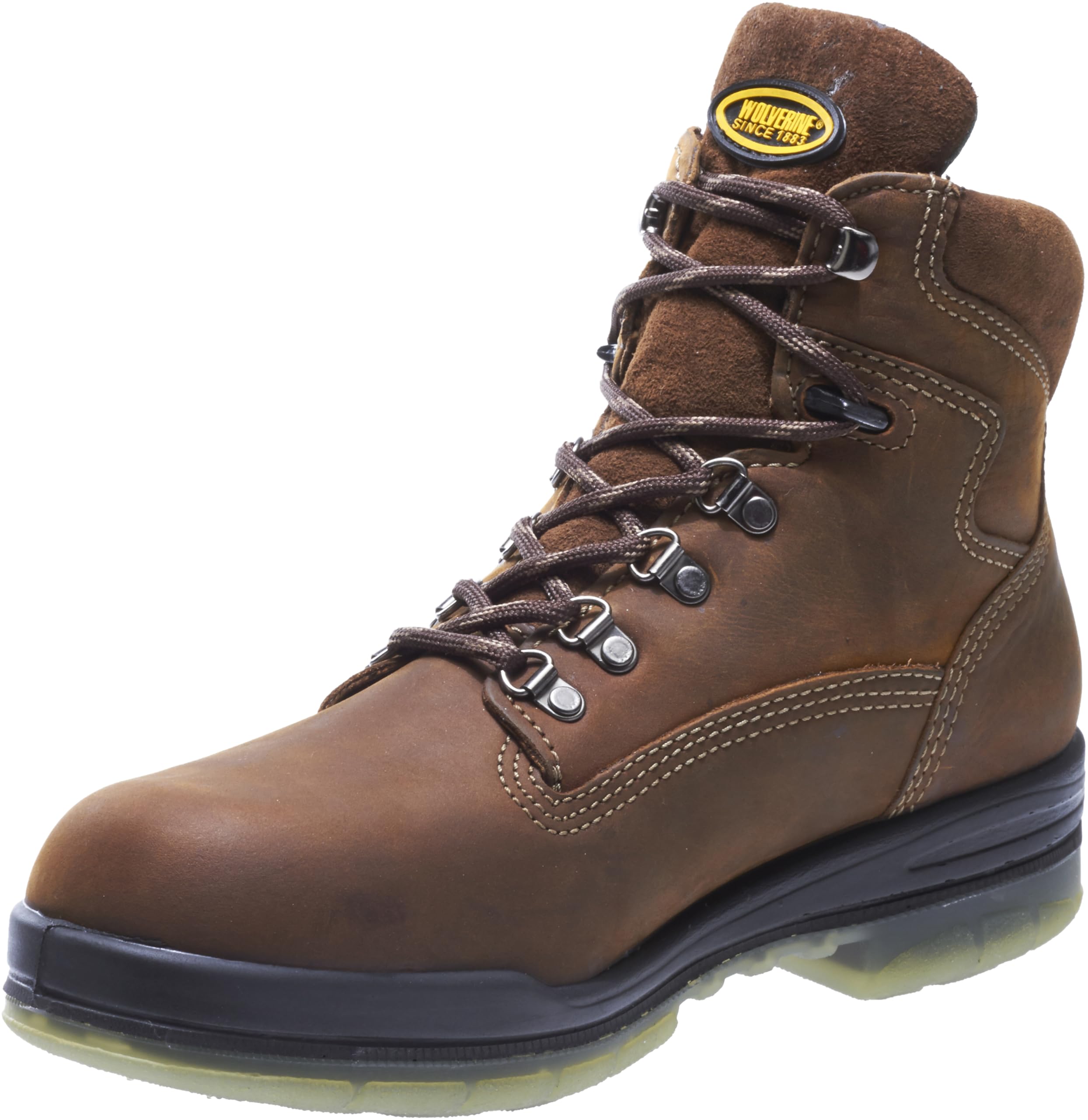 Wolverine Men's Durashock Work Boots - Waterproof Steel Toe Construction for Heavy Duty & Outdoor Use - Ideal for Construction, Hiking & Tough Jobs