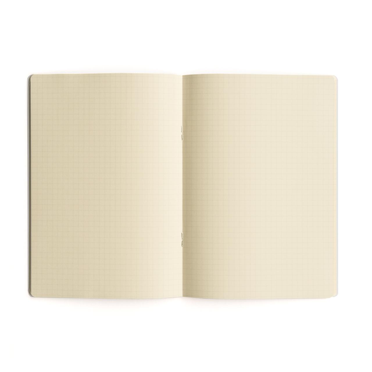 Rollbahn Slim A5 Notebook - Dotted Grid Planner with Elastic Closure, 160 Pages for Journaling, Note Taking & Daily Planning - Perfect for Students, Office & Travel Organization