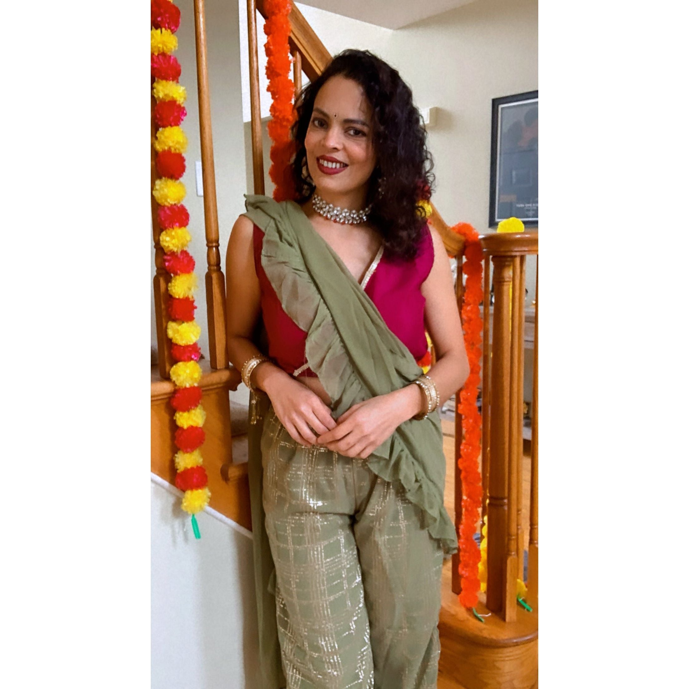 Stylish Pant Saree - Modern Fusion Wear Saree for Women | Perfect for Weddings, Parties & Festive Occasions
