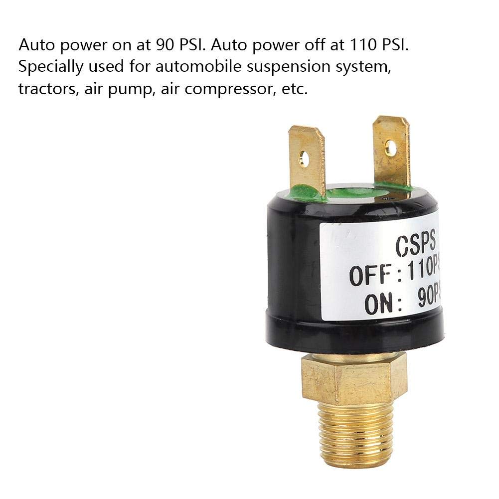 Heavy Duty 90-110 PSI Air Compressor Pressure Switch Valve - for Automotive Suspension, Tractors, Air Pumps & Compressors | Perfect for Industrial, Agricultural & DIY Projects
