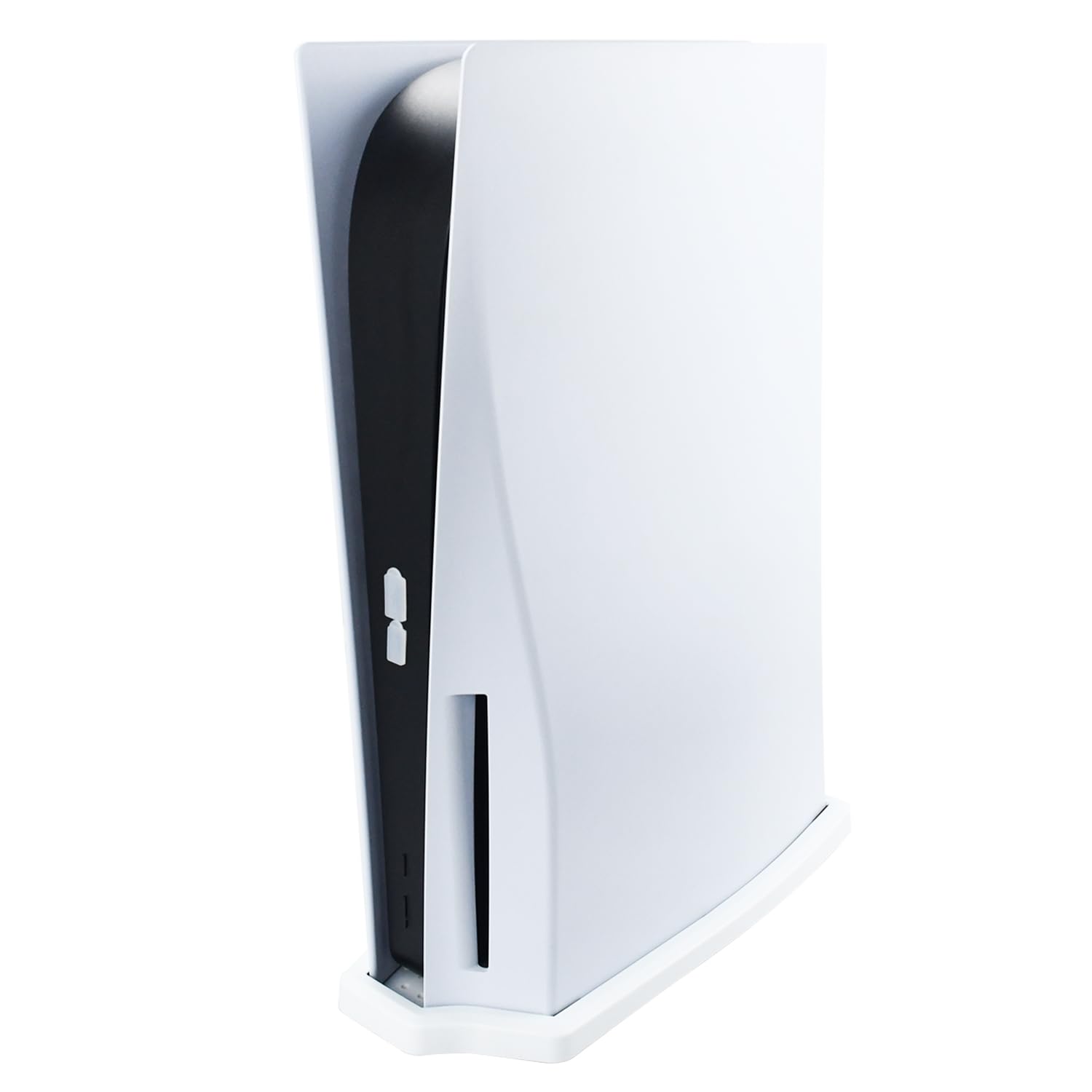 PS5 Vertical Stand with Cooling Vents & Non-Slip Base - Space Saving Console Holder for PS5 1000 Series (White) | Perfect for Gaming Setups & Entertainment Centers