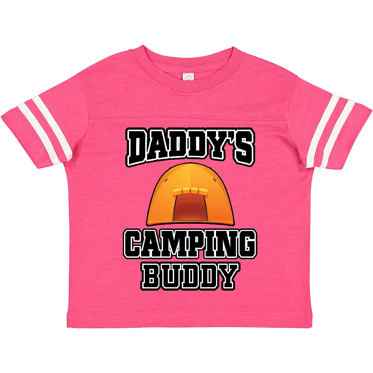 Inktastic Daddy's Camping Buddy Toddler T-Shirt - Cute Father & Son Matching Outfit for Outdoor Adventures, Hiking, and Family Camping Trips