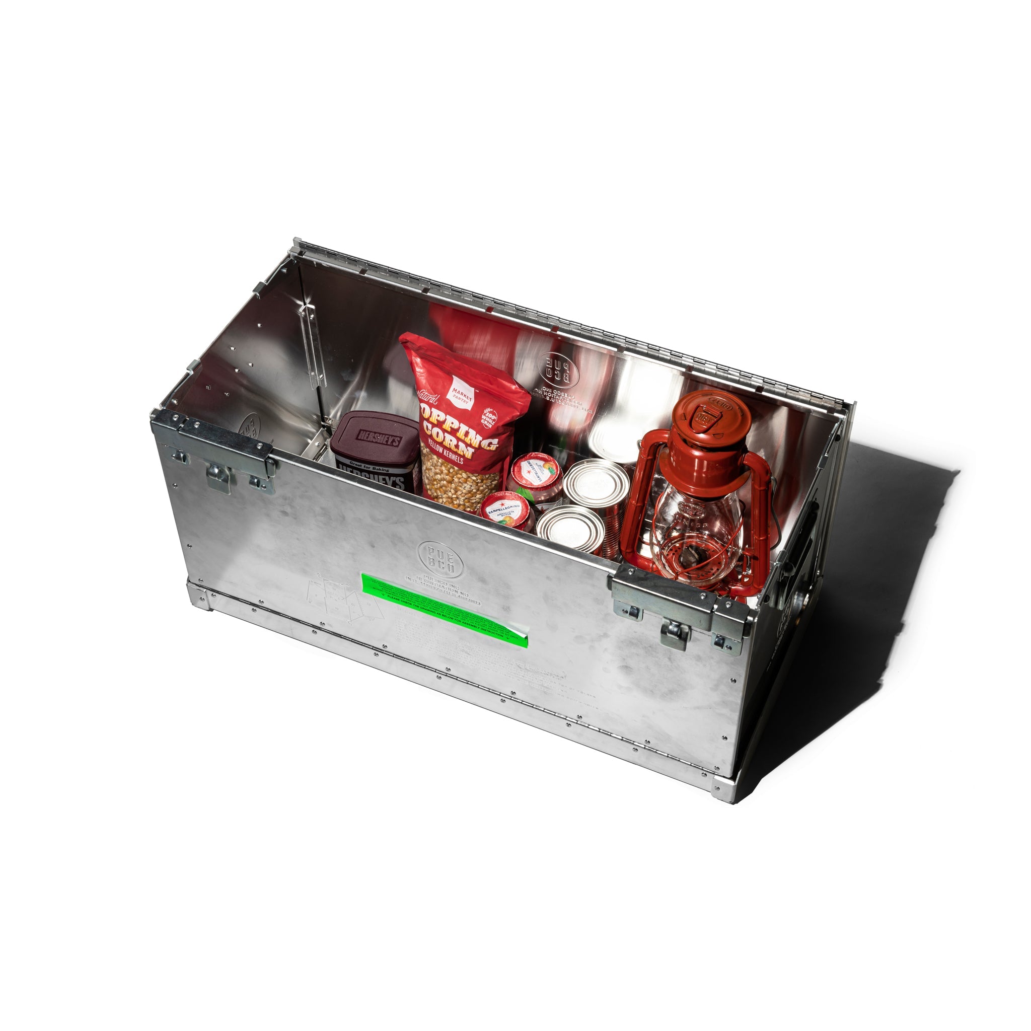 Foldable Aluminum Storage Container - Lightweight & Durable for Home, Office, Camping & Travel Organization