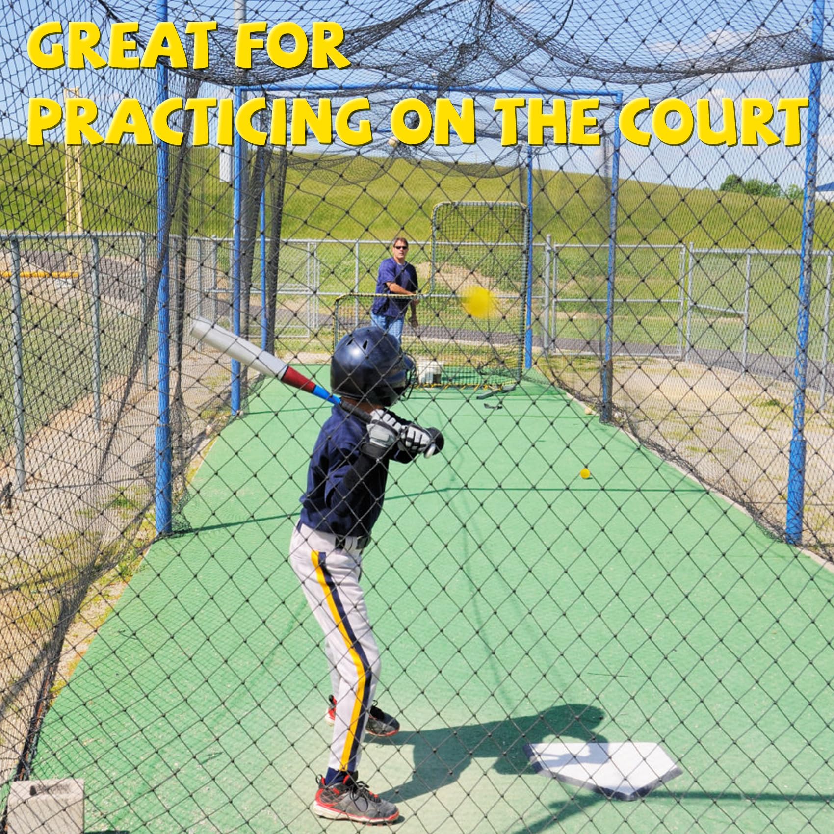 24 Pack Dimpled Baseballs for Pitching Machine - Practice Baseballs for Hitting, Fielding & Hand-Eye Coordination | Rubber Training Balls for Baseball Practice, Batting Cages & Backyard Drills